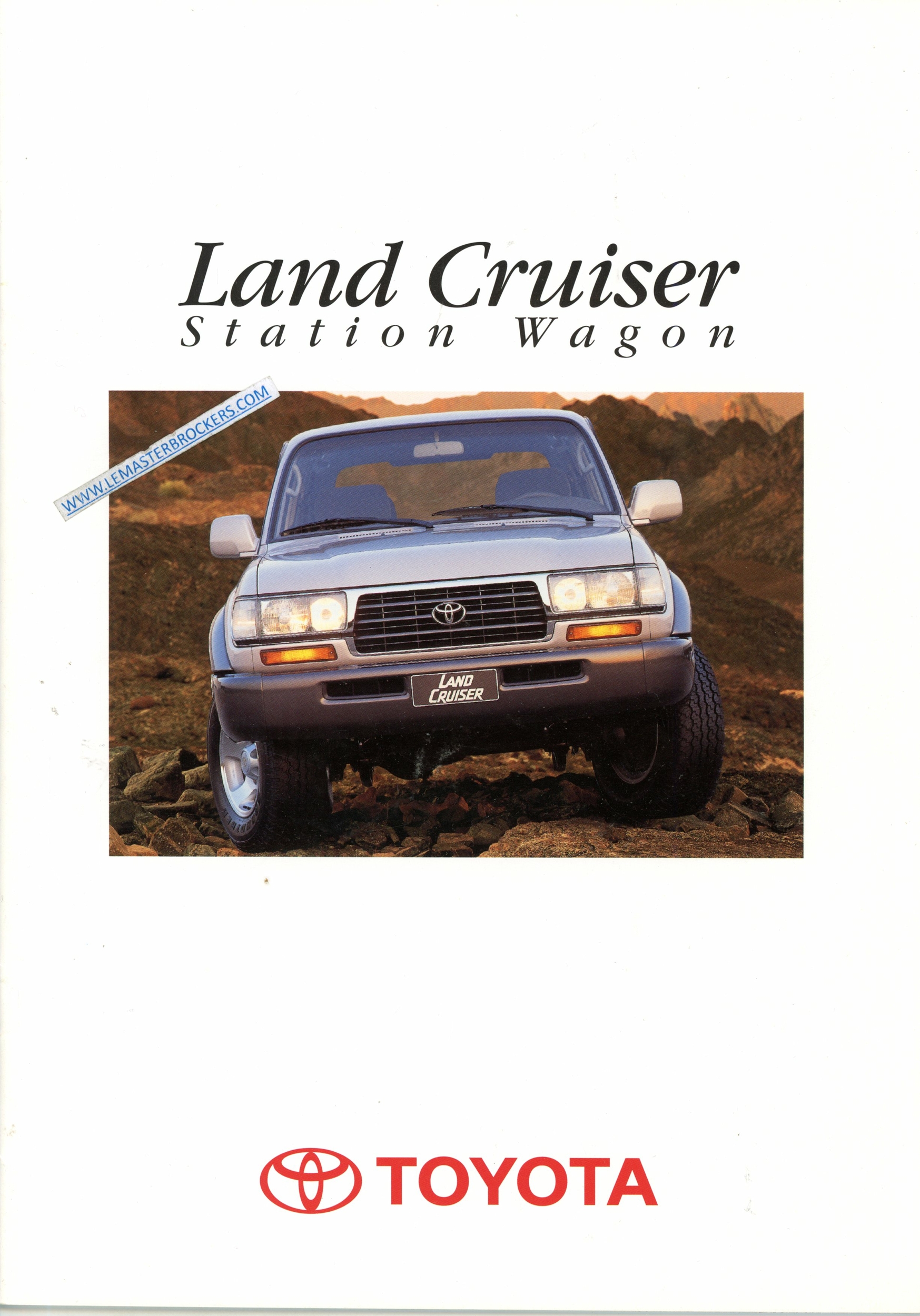 TOYOTA LAND CRUISER STATION WAGON GX VXV VXE 1995