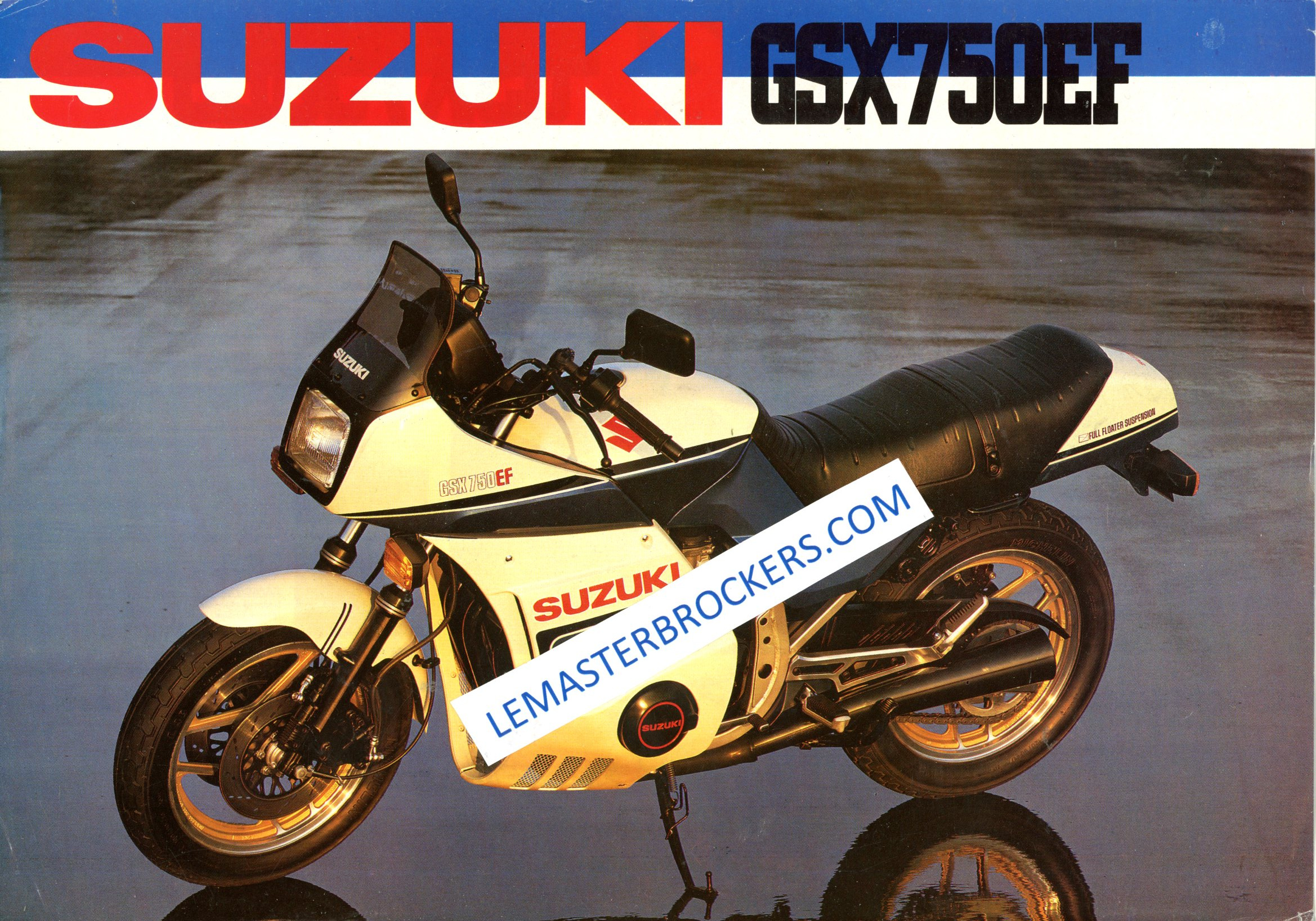 SUZUKI GSX 750 EF GSX750EF brochure moto vintage