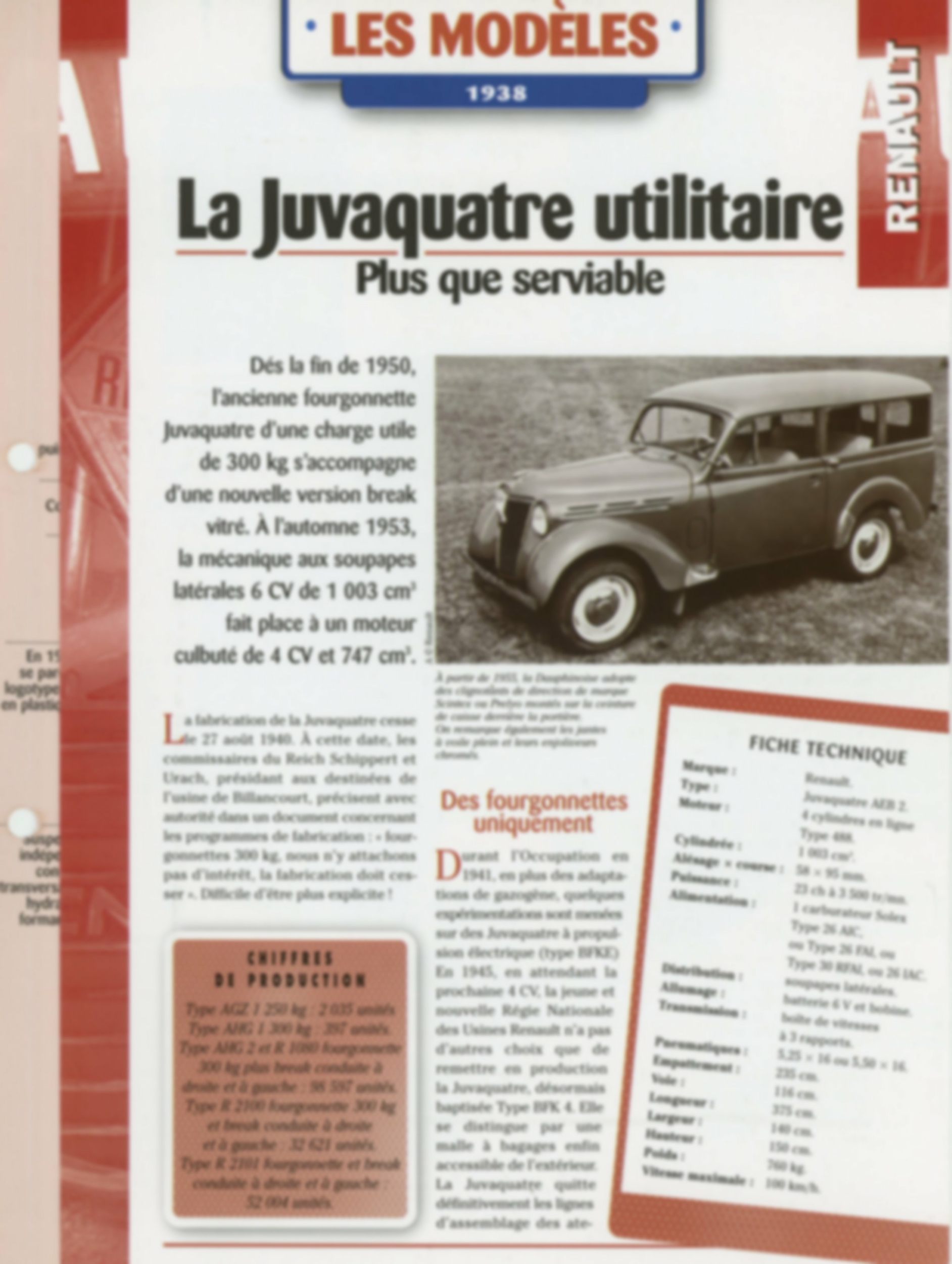 FICHE-RENAULT-JUVAQUATRE-UTILITAIRE-1938-Fiche-auto-lemasterbrockers-cars-card-french