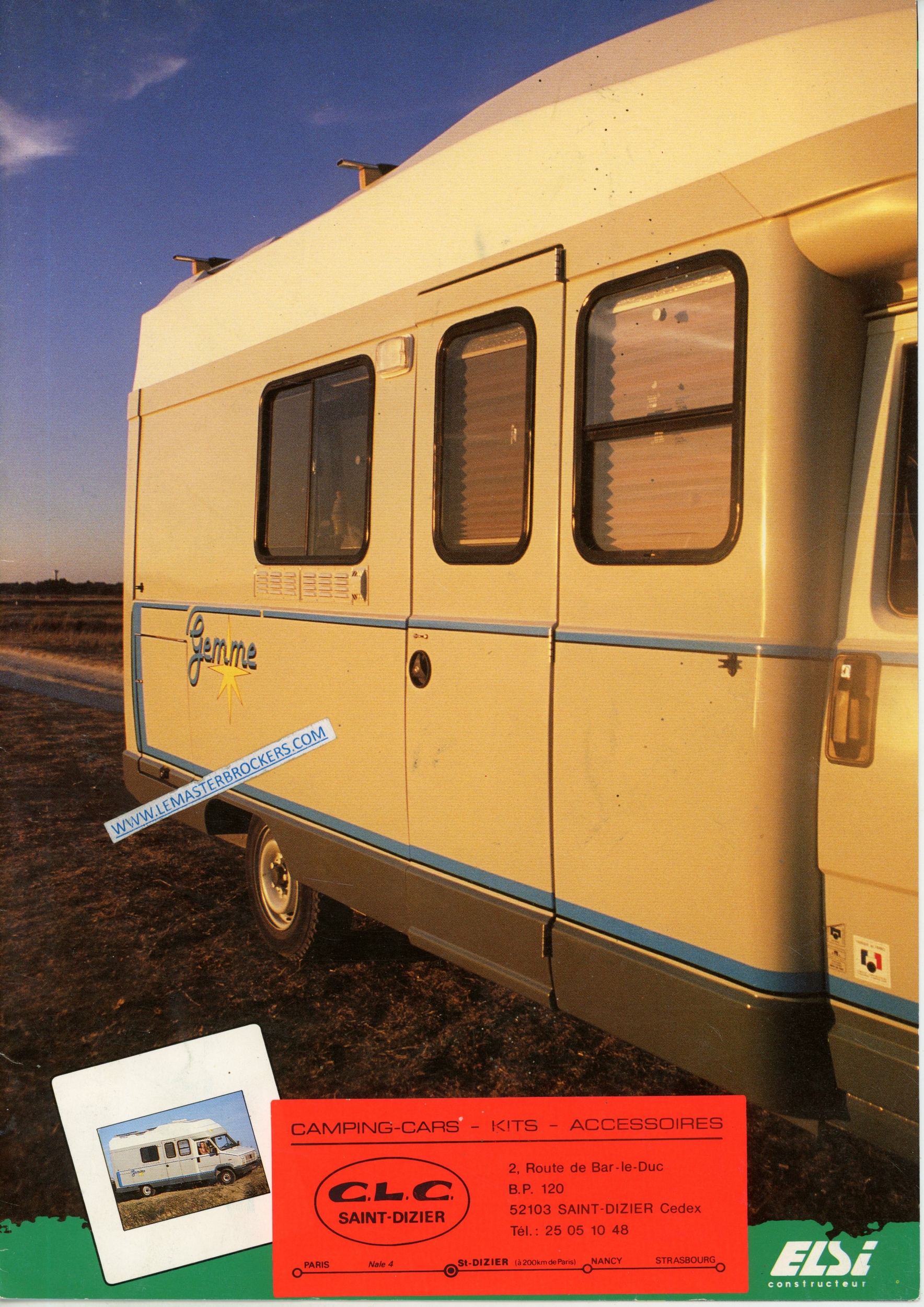 CAMPING-CAR ELSI SAPHIR DIAMANT EMERAUDE