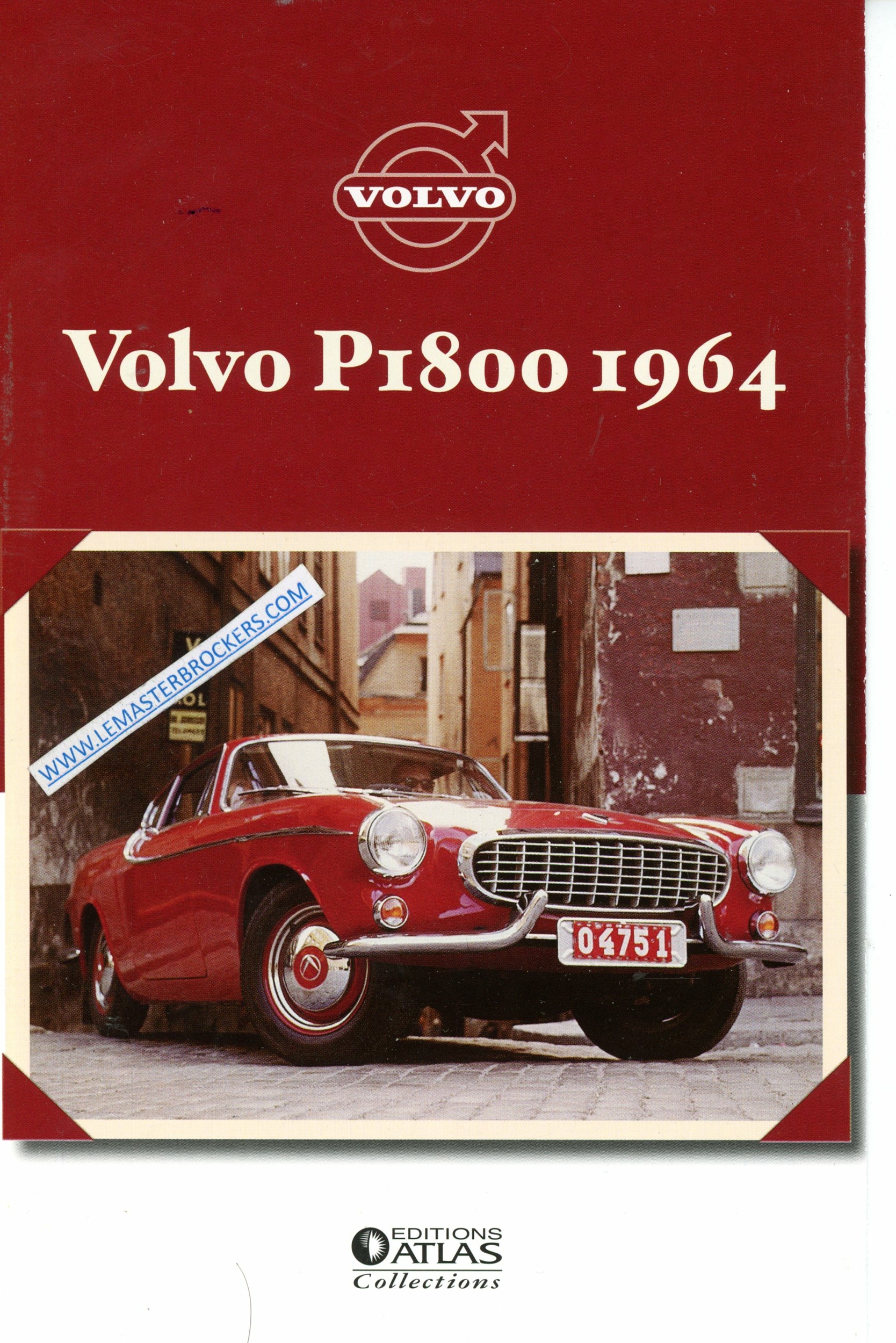 BROCHURE VOLVO P1800 JENSEN 1964