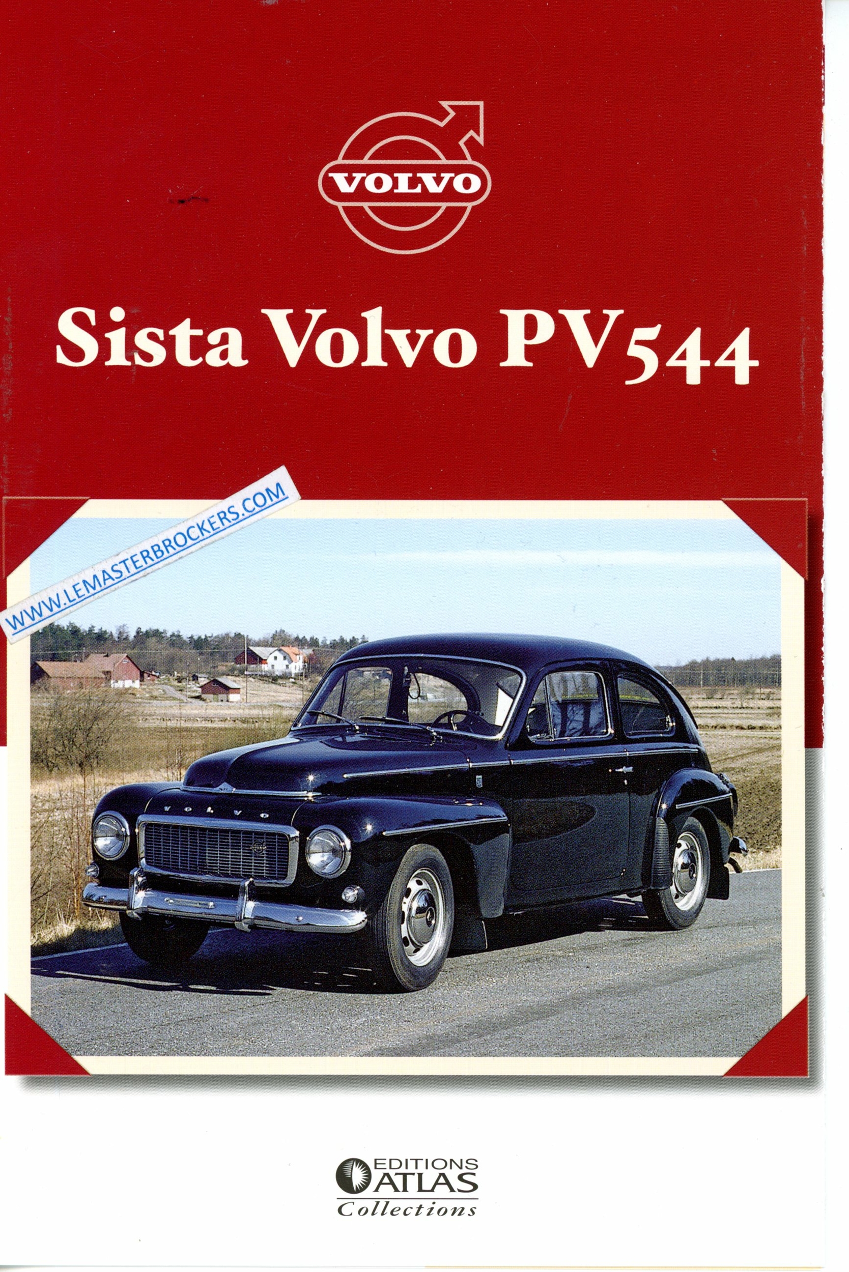 BROCHURE SISTA VOLVO PV544 G 1965