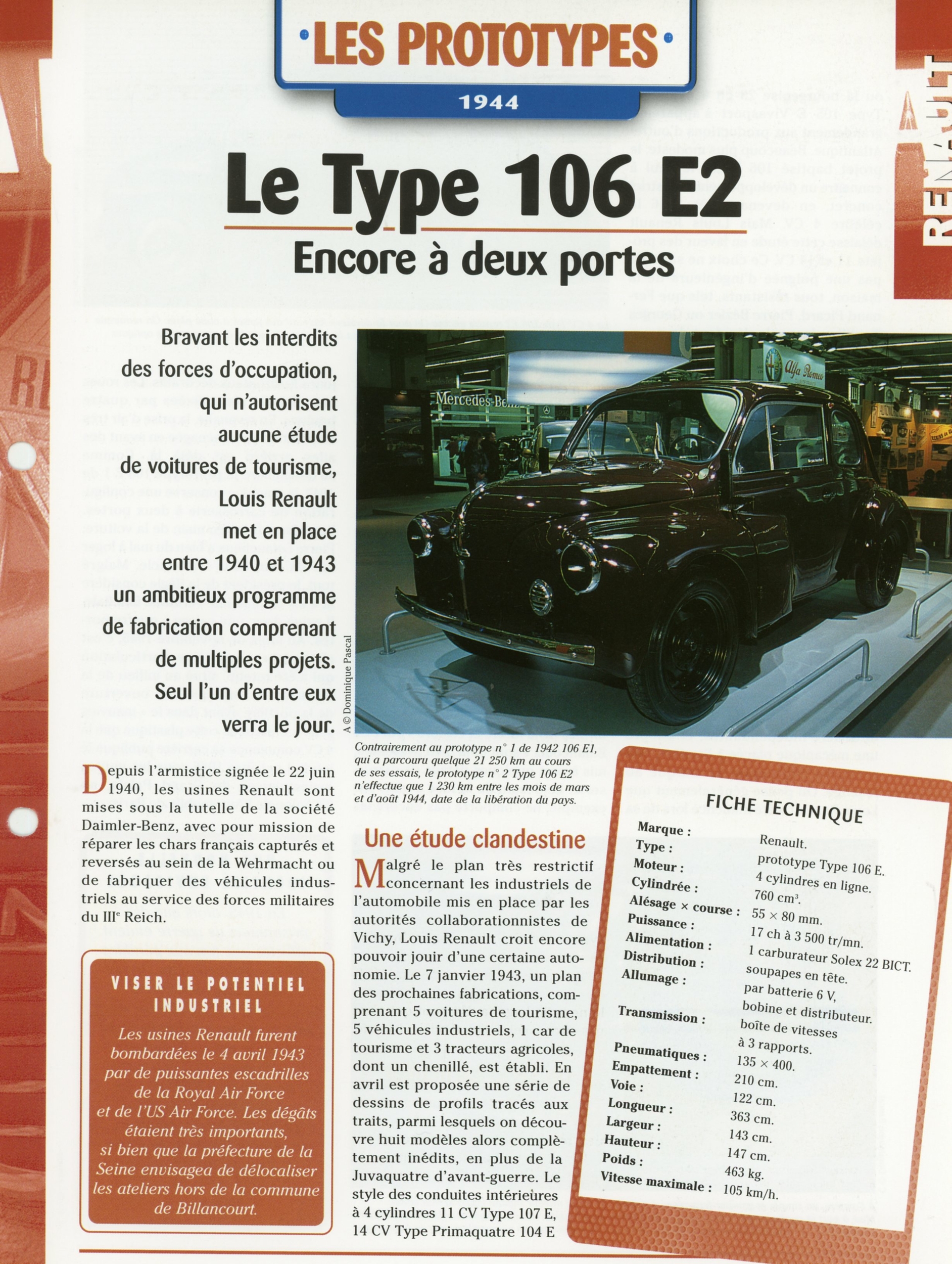 FICHE-RENAULT-PROTOTYPE-106-1944-Fiche-auto-lemasterbrockers-cars-card-french