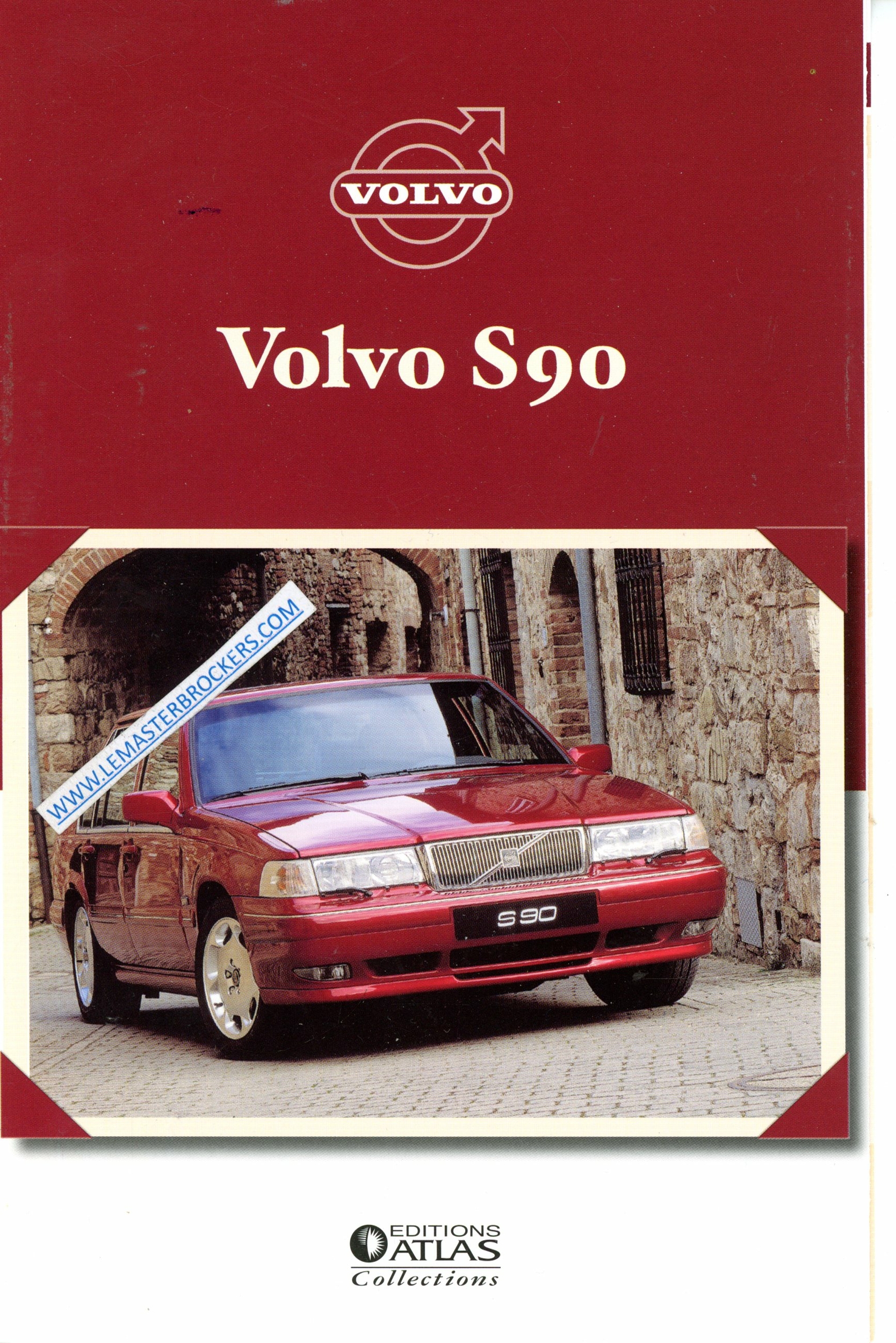 BROCHURE VOLVO S90 1997 1998
