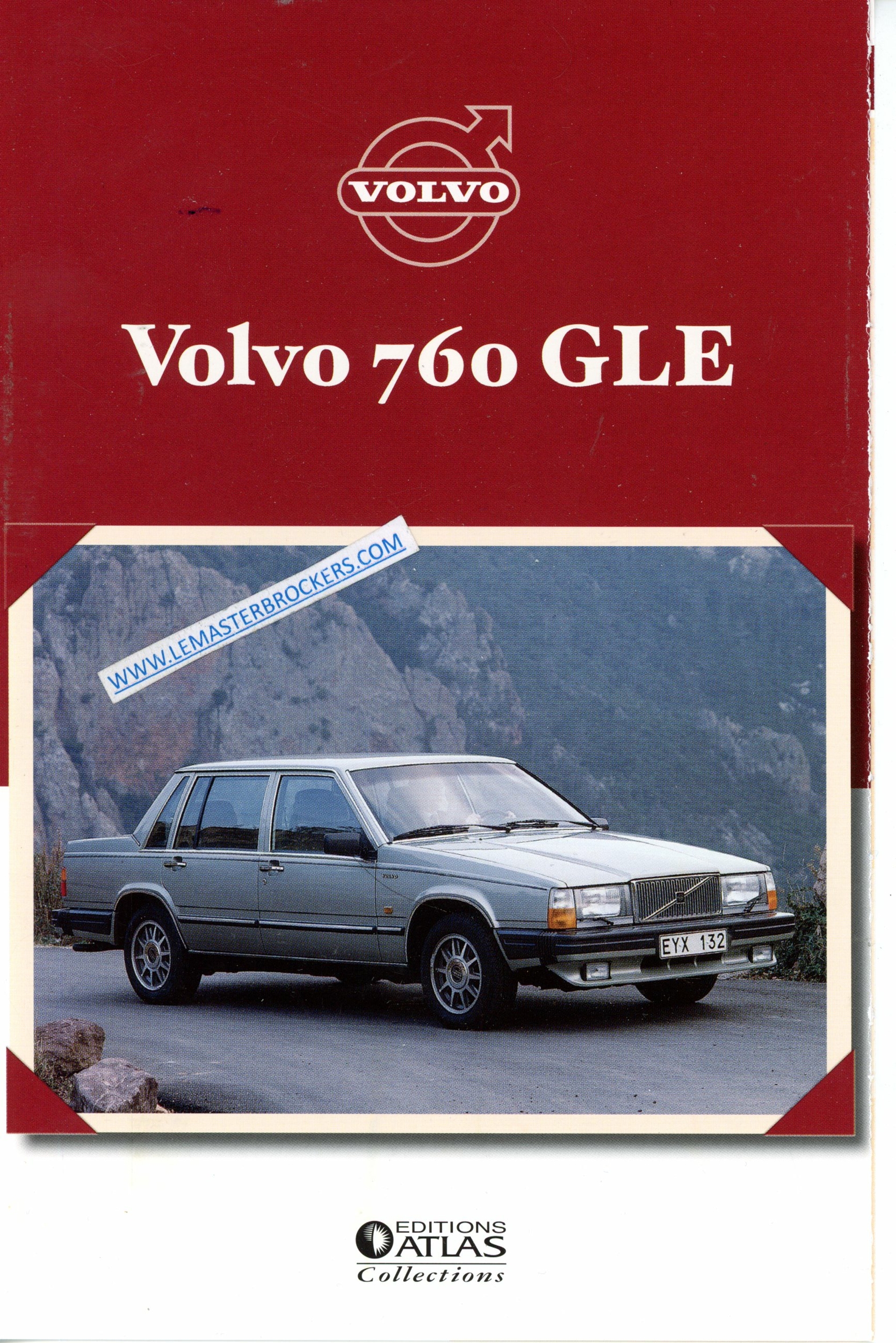 BROCHURE VOLVO 760 GLE 1982