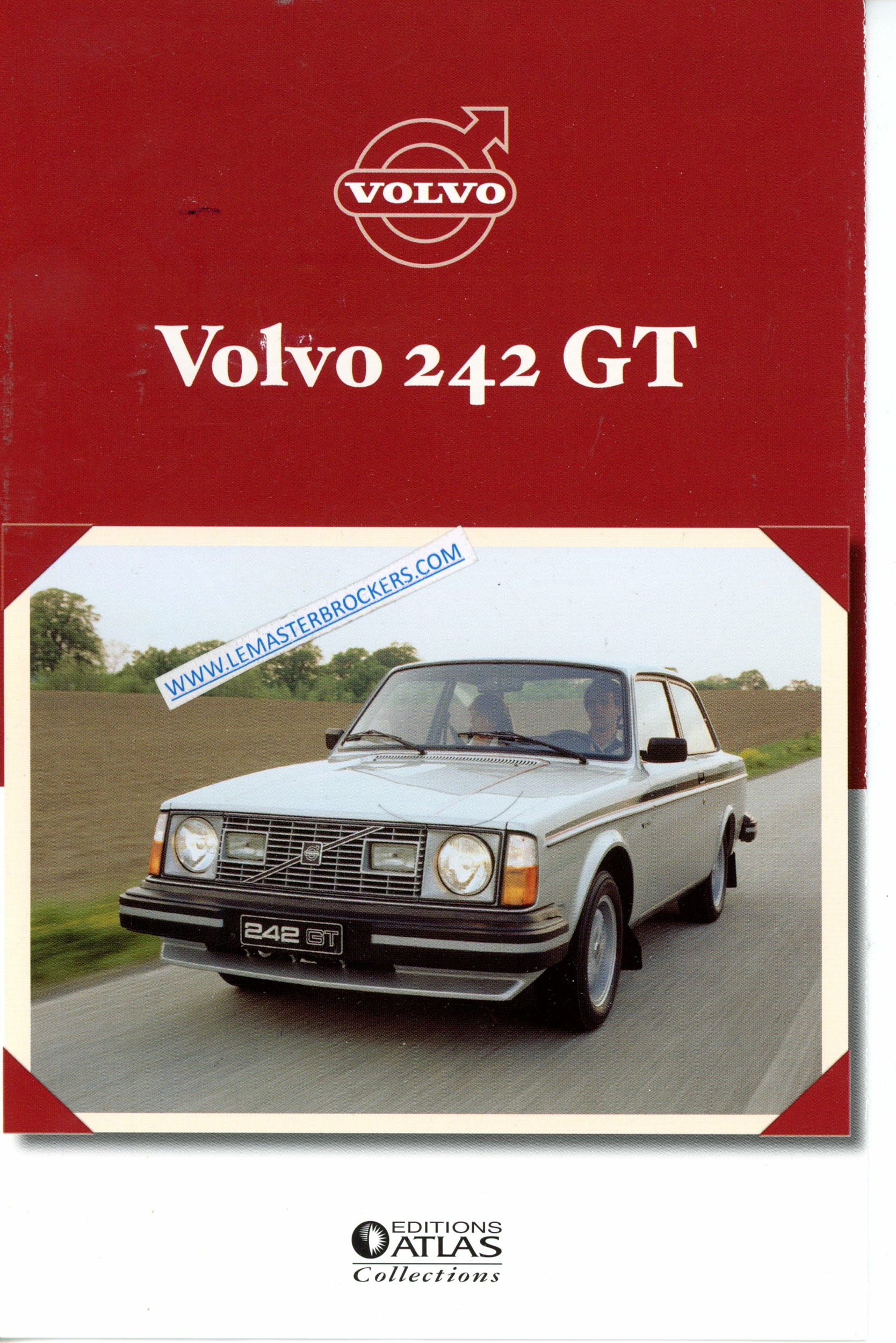 BROCHURE VOLVO 242 GT 1978 1980