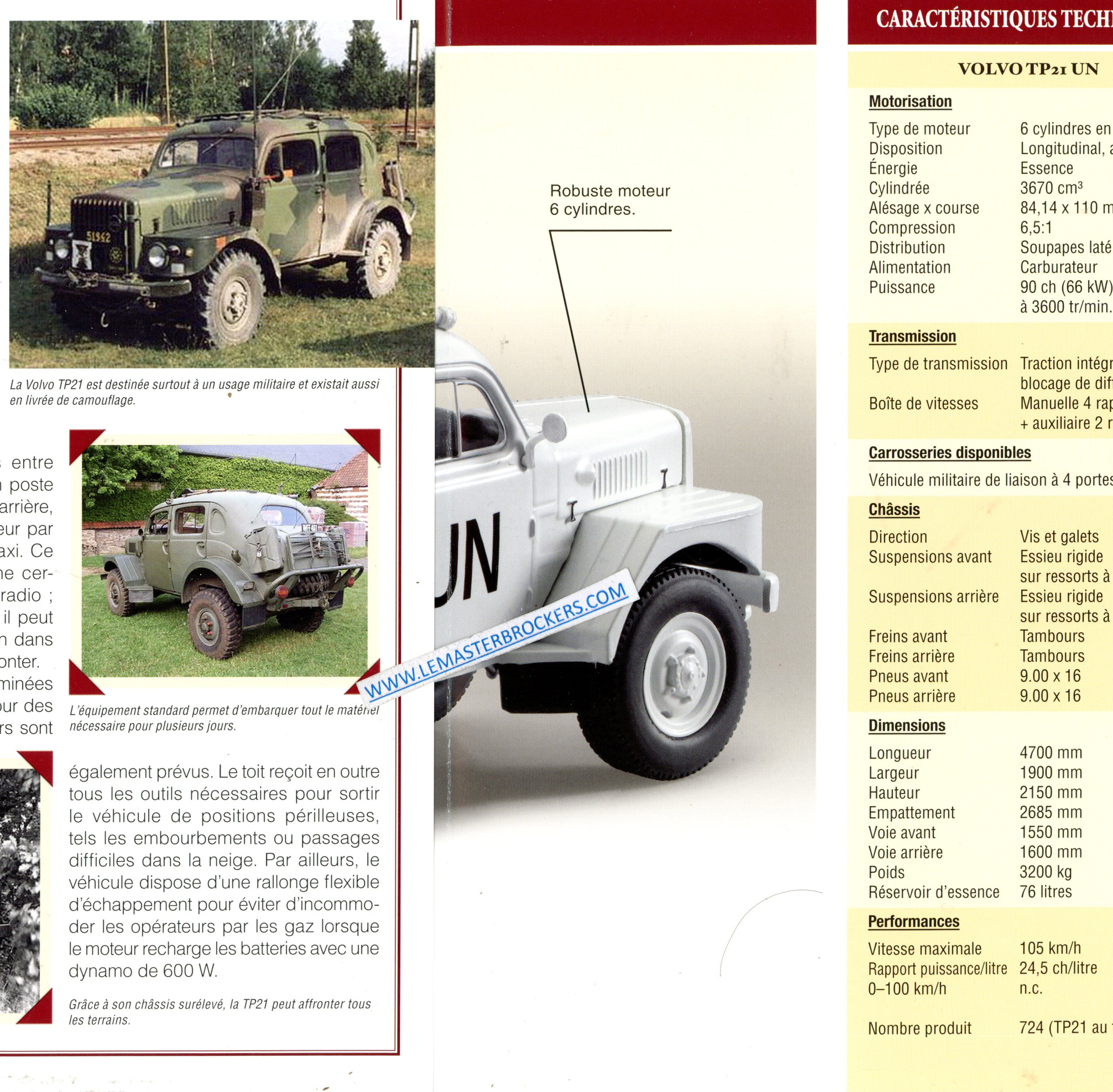 BROCHURE VOLVO TP21 UN TP 21