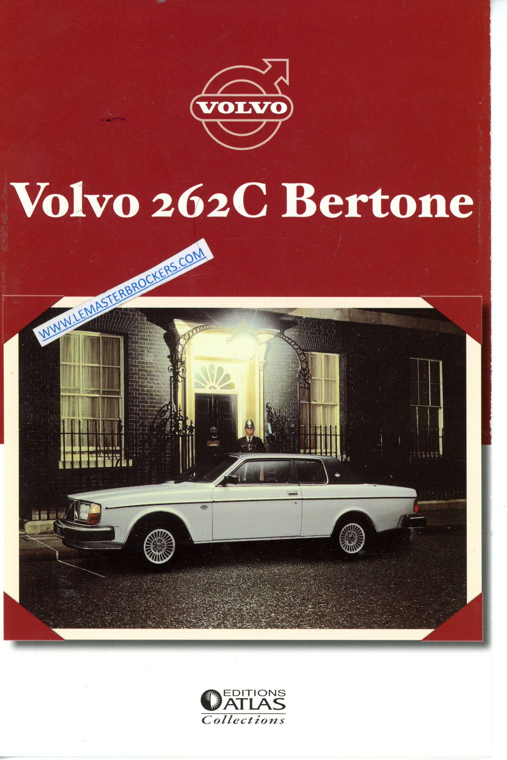 BROCHURE VOLVO 262 C BERTONE 262C 1977 1981