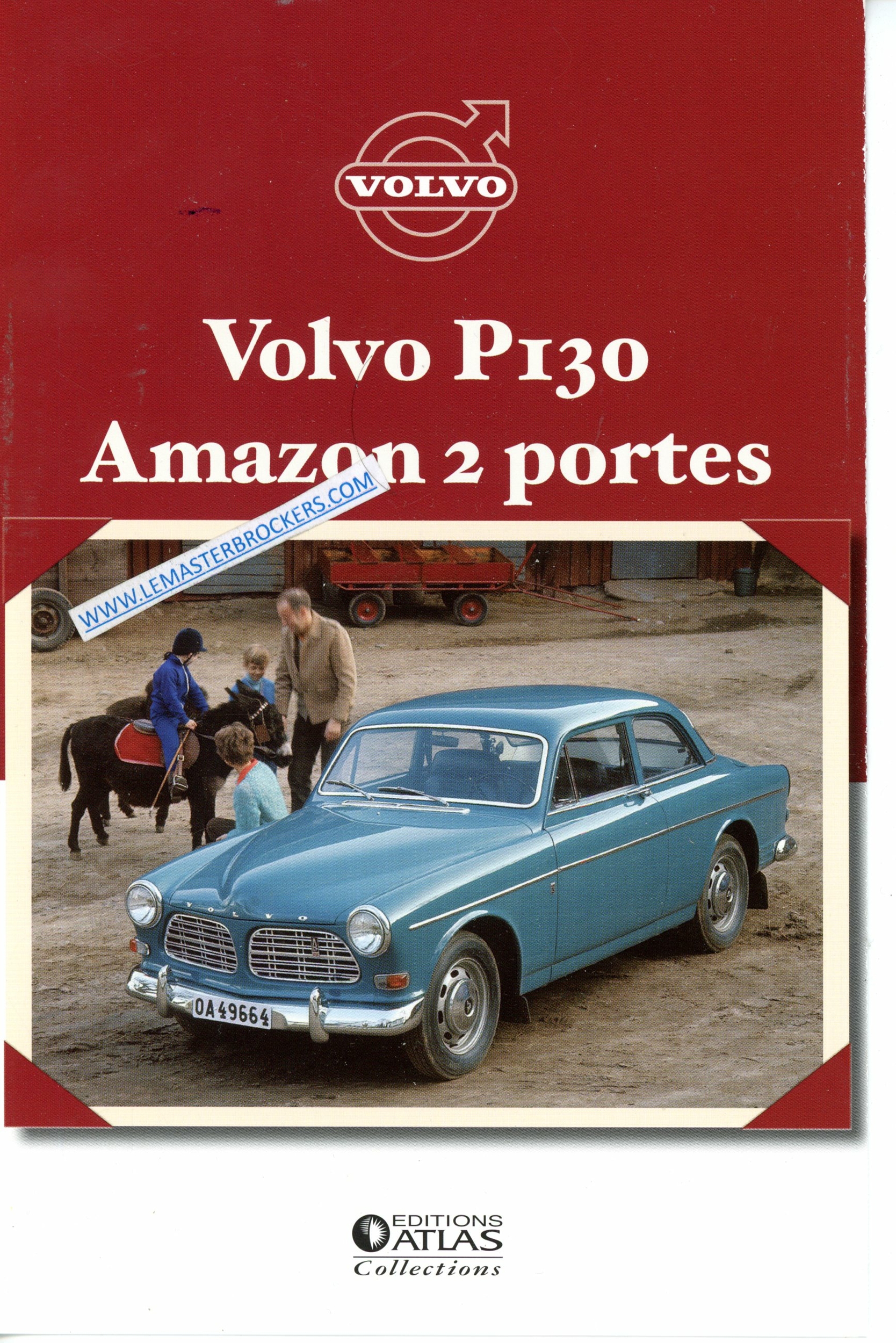 BROCHURE VOLVO P130 AMAZON 2 PORTES 1961 1970
