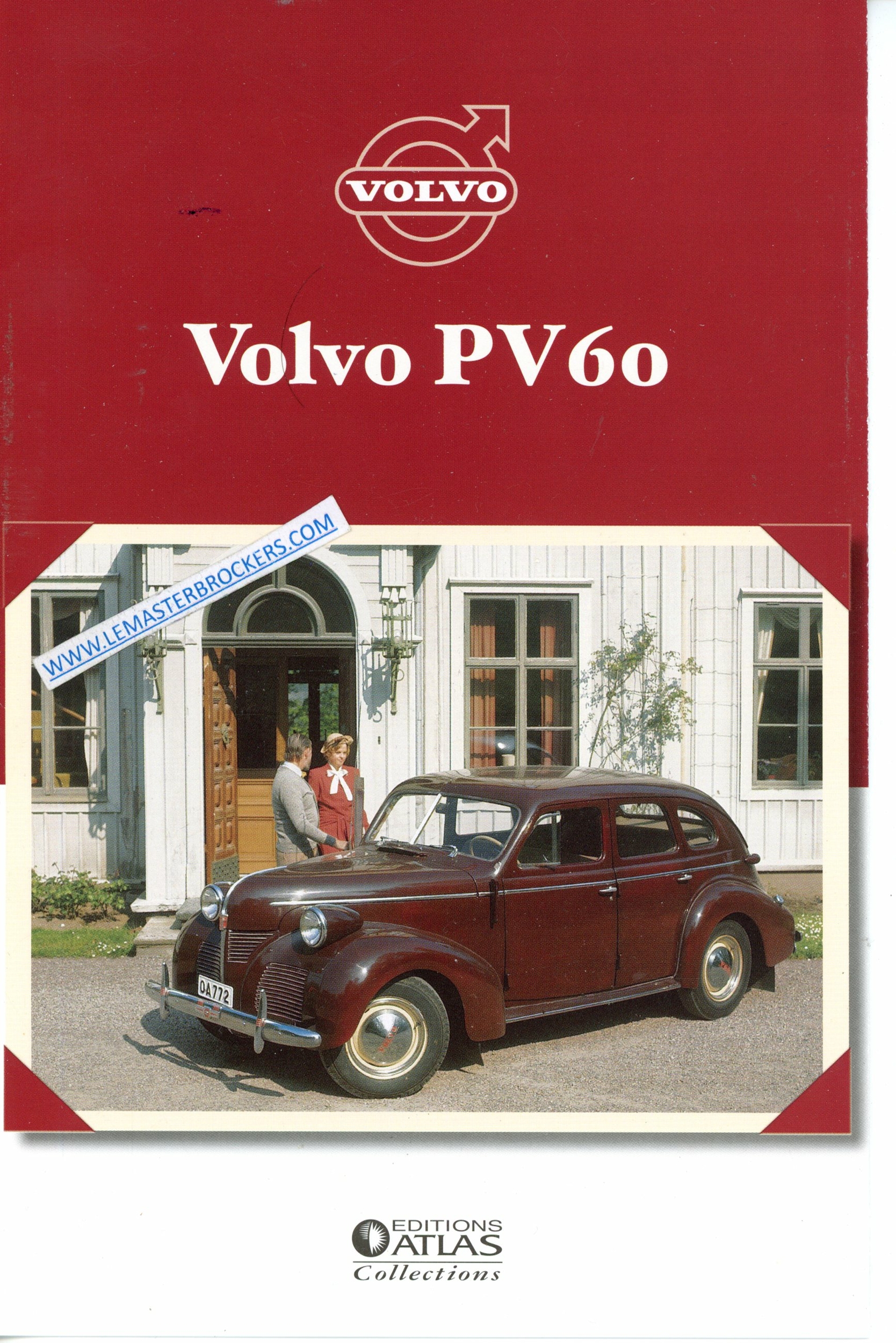 BROCHURE VOLVO PV60 1946 1950
