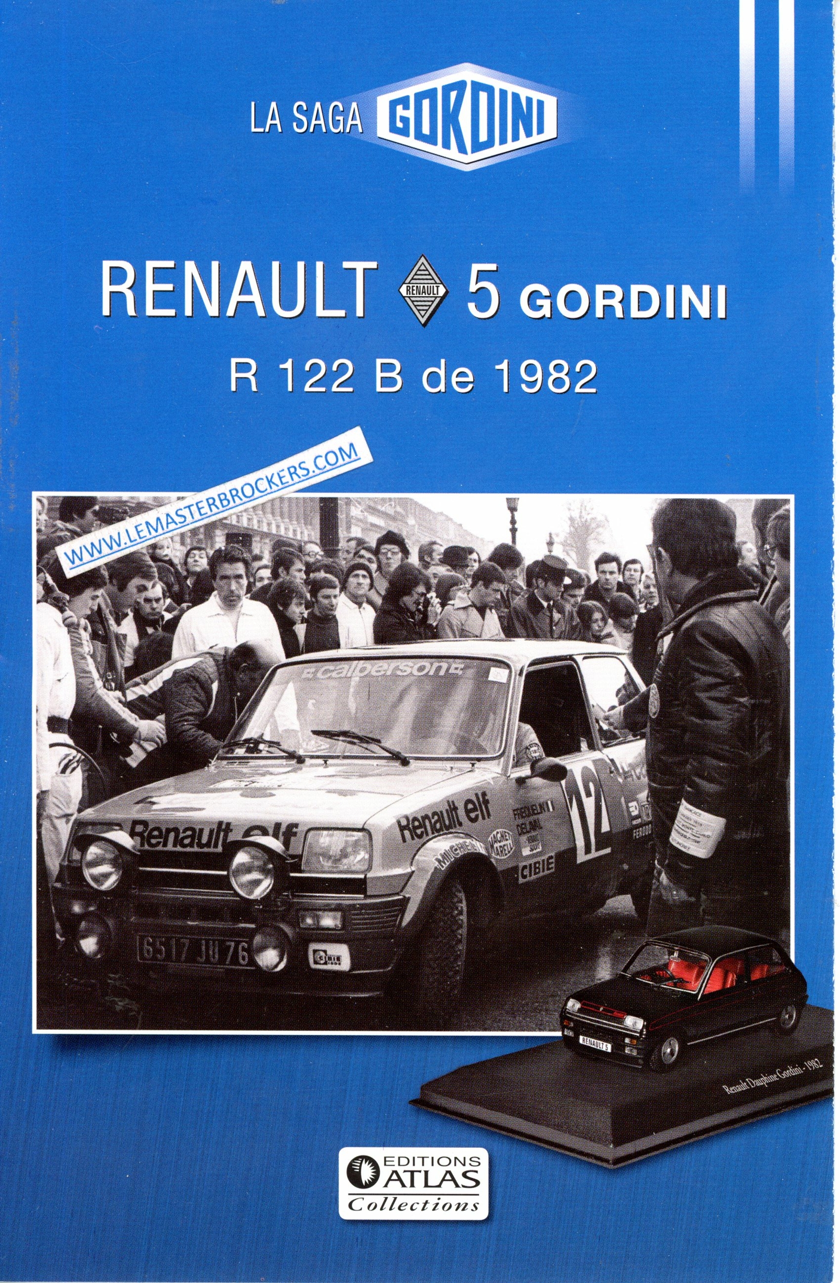 BROCHURE RENAULT 5 GORDINI R122B DE 1982