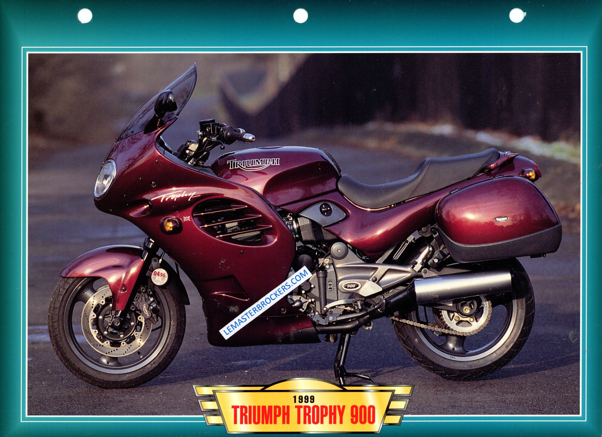 FICHE MOTO TRIUMPH TROPHY 900 1999