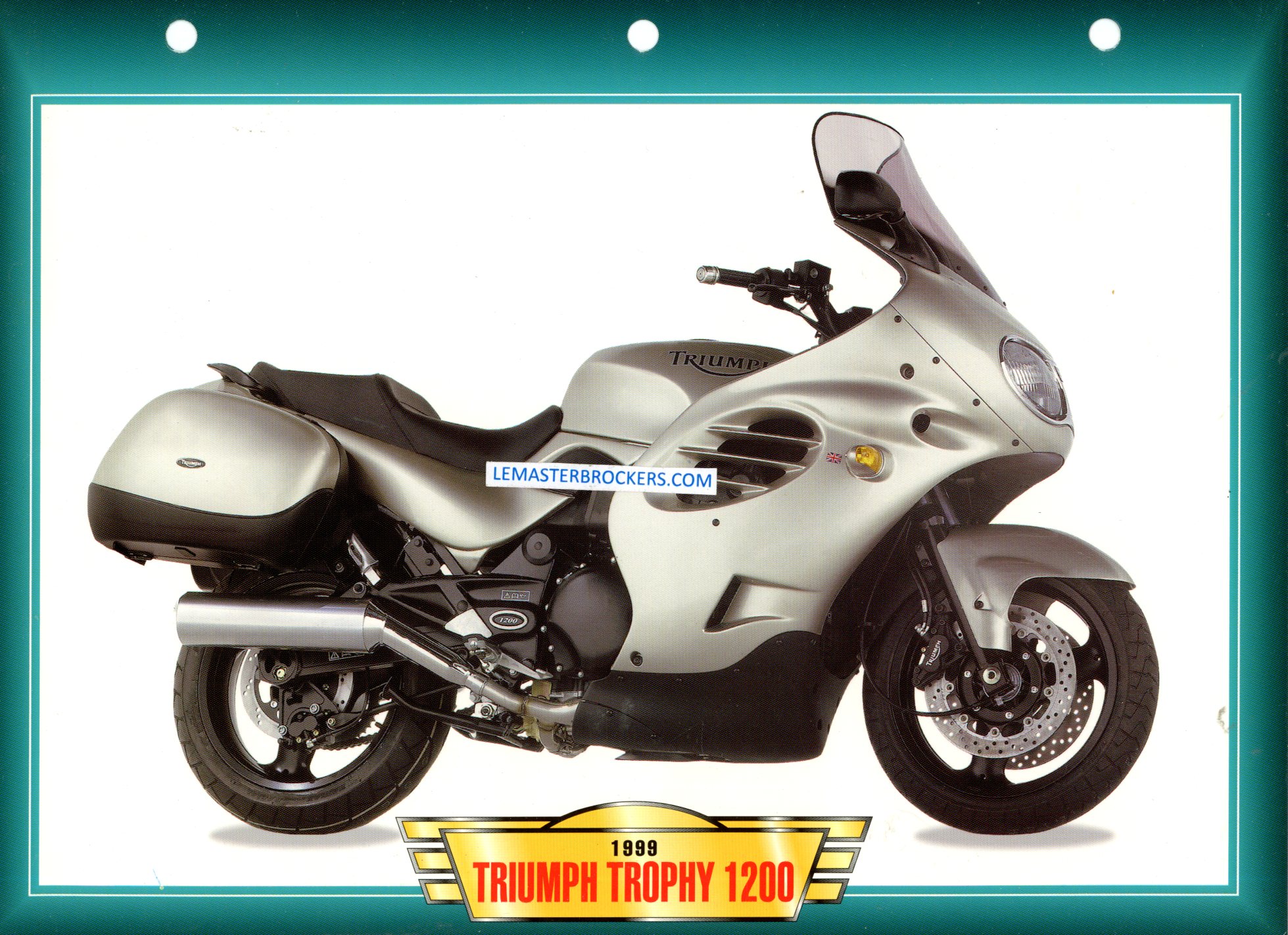 FICHE MOTO TRIUMPH TROPHY 1200 1999