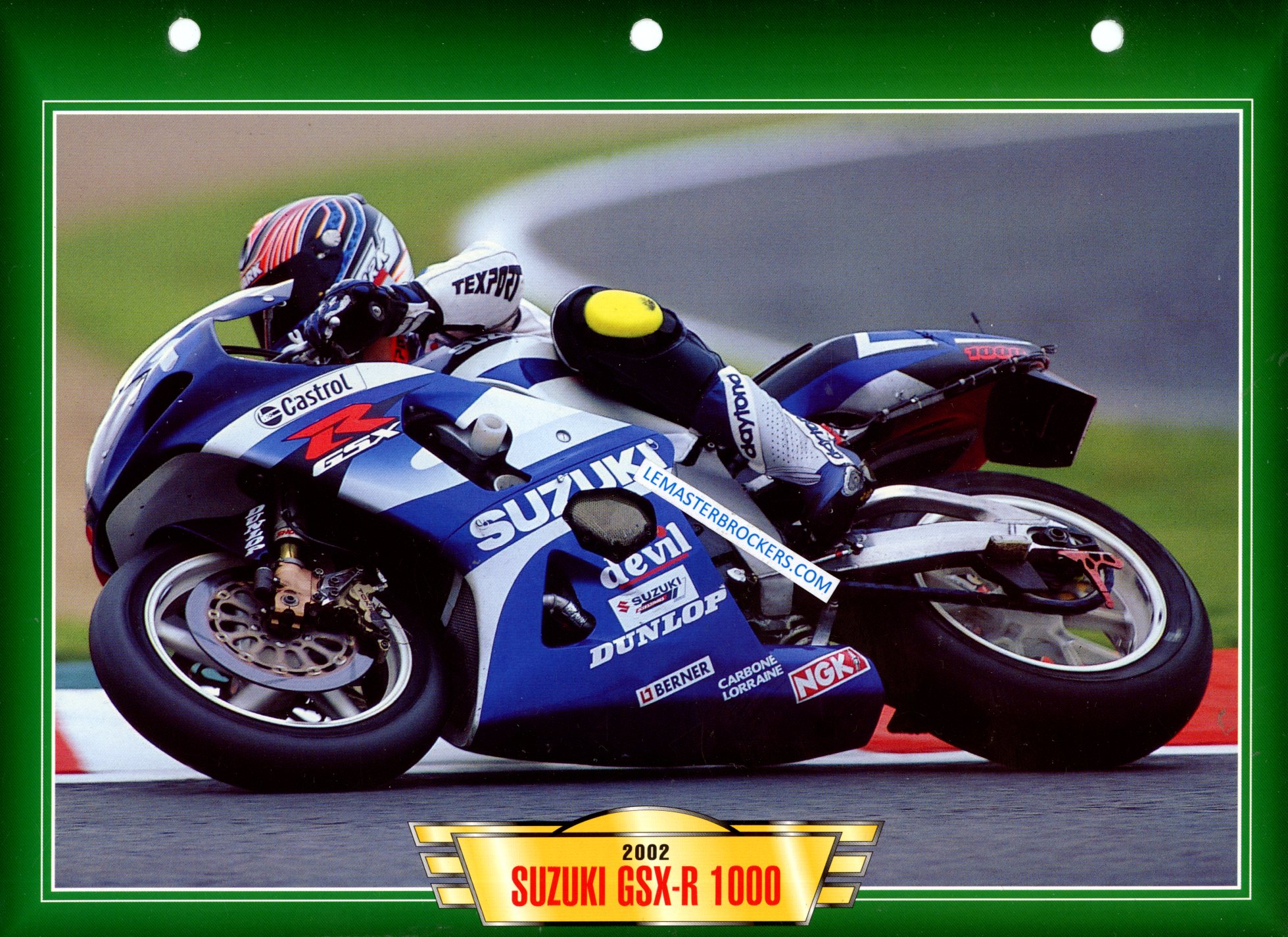 FICHE MOTO SUZUKI GSX-R 1000 2002