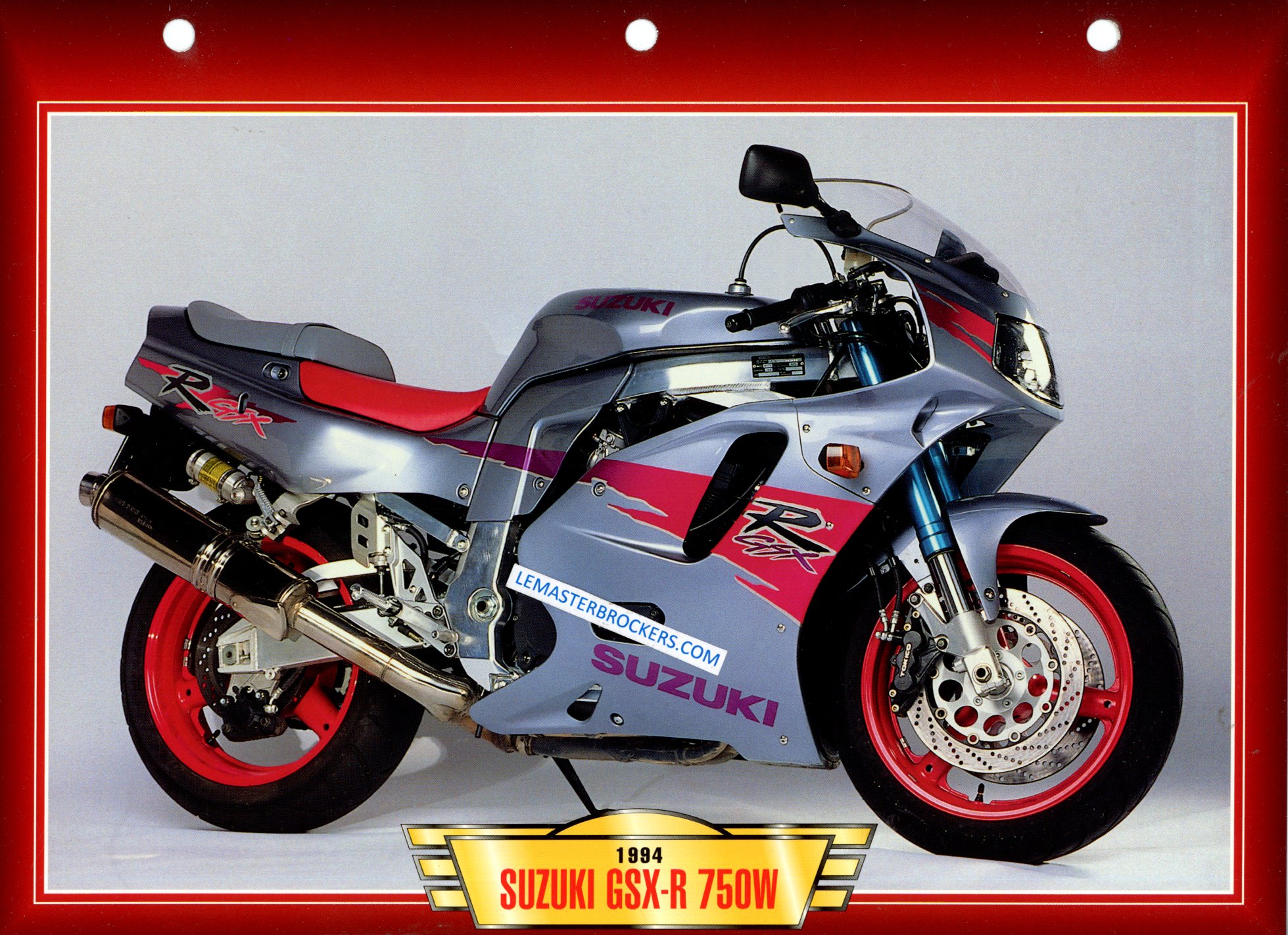 1988 GSX R 750 Moto Suzuki moto # SUZUKI - Catalogue de Pièces Détachées  d'Origine