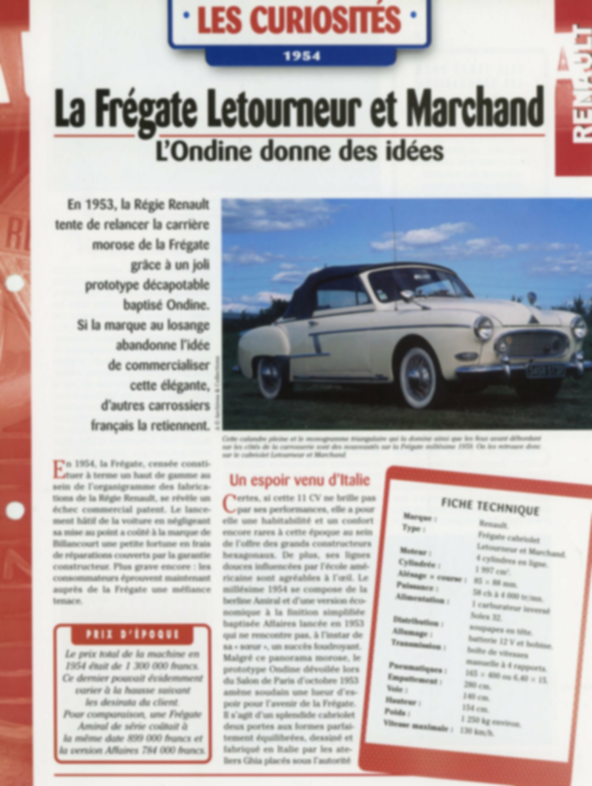 FICHE-RENAULT-frégate-chapron-Fiche-auto-HACHETTE-lemasterbrockers-cars-card-french