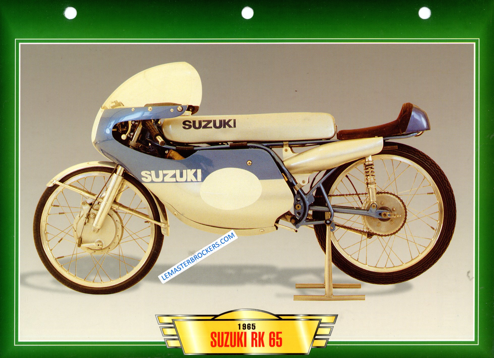 MOTO SUZUKI RK 65 RK65 1965