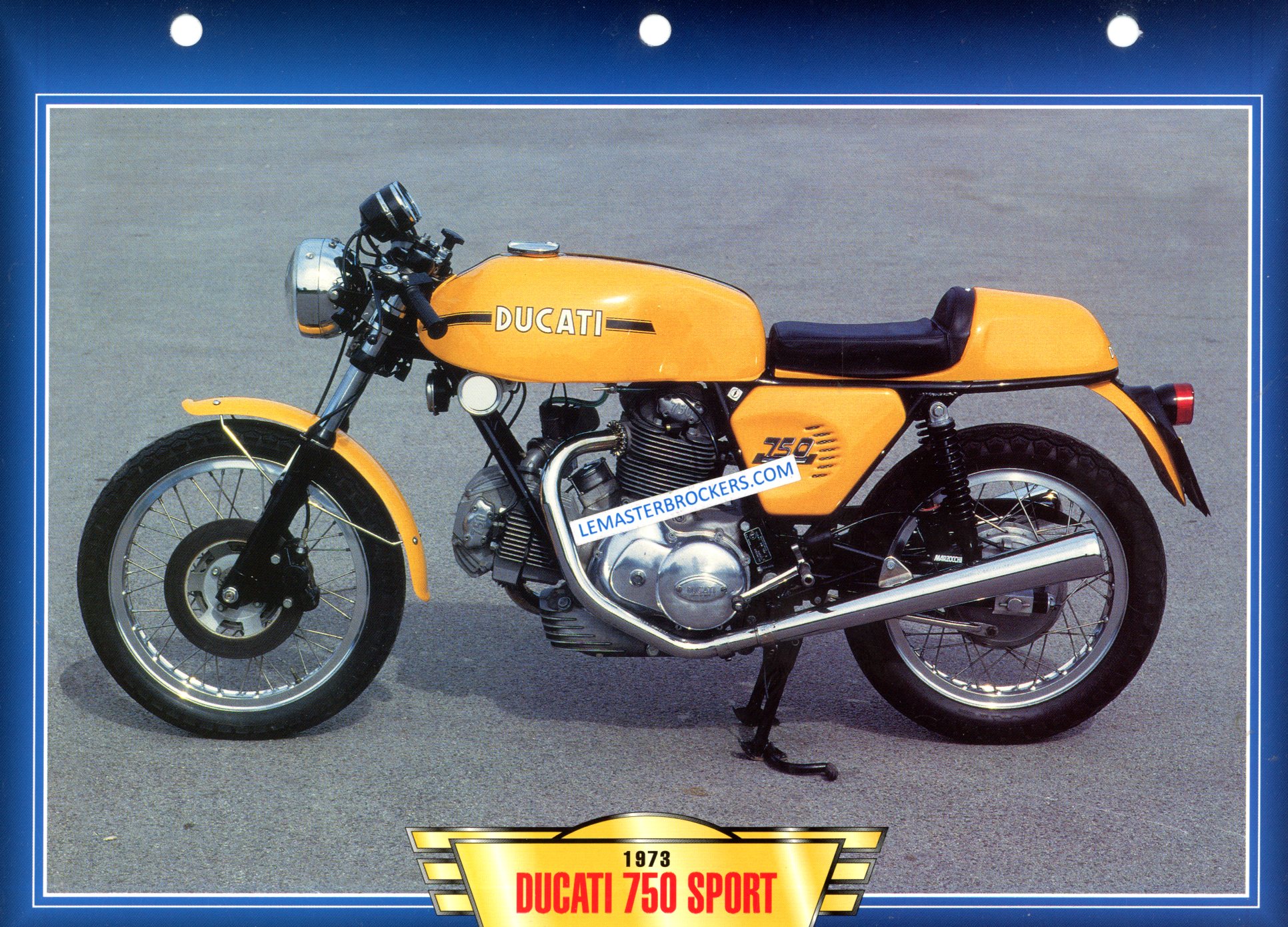 FICHE MOTO DUCATI 750 SPORT 1973