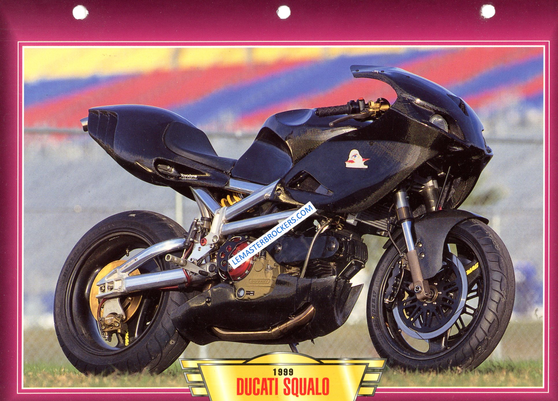 FICHE MOTO DUCATI SQUALO 1999