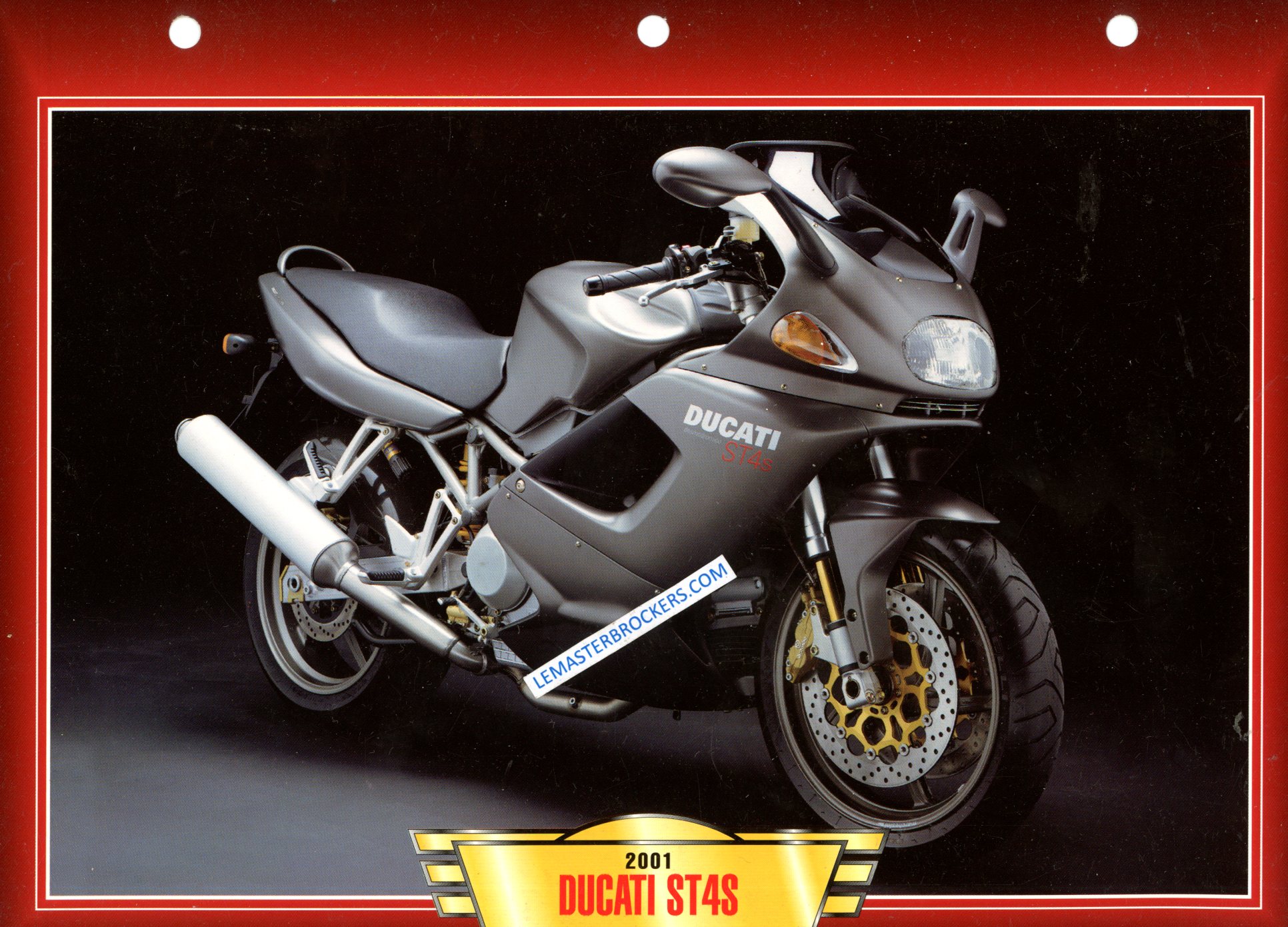 FICHE MOTO DUCATI ST4S 2001