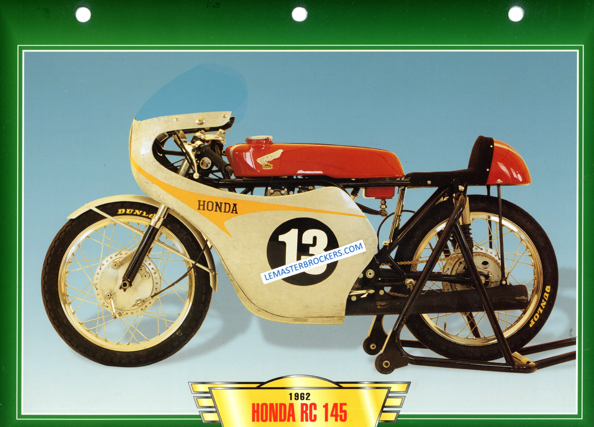 MOTO HONDA RC 145 RC145 1962