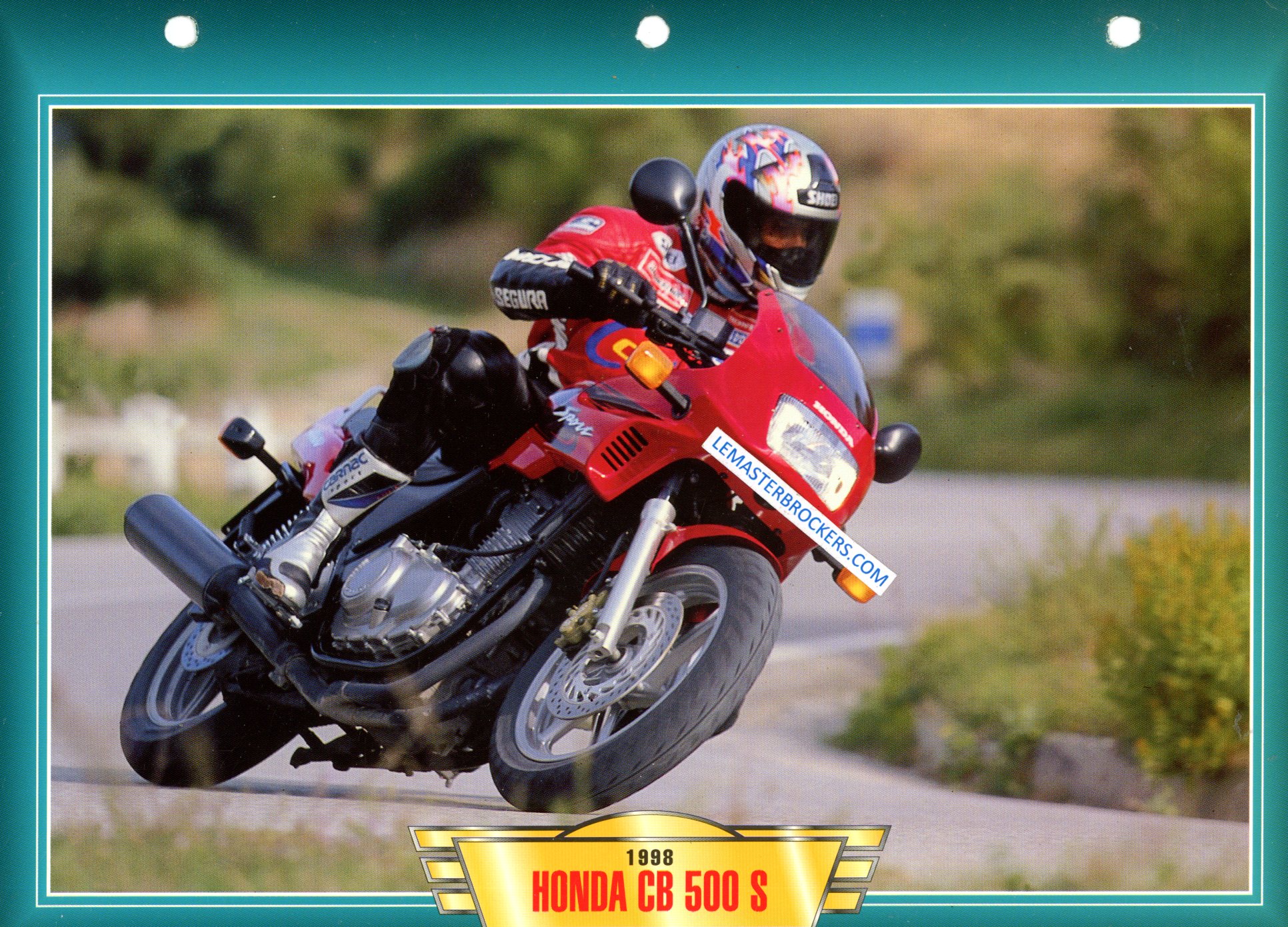 FICHE MOTO HONDA CB 500S CB500 S 1998