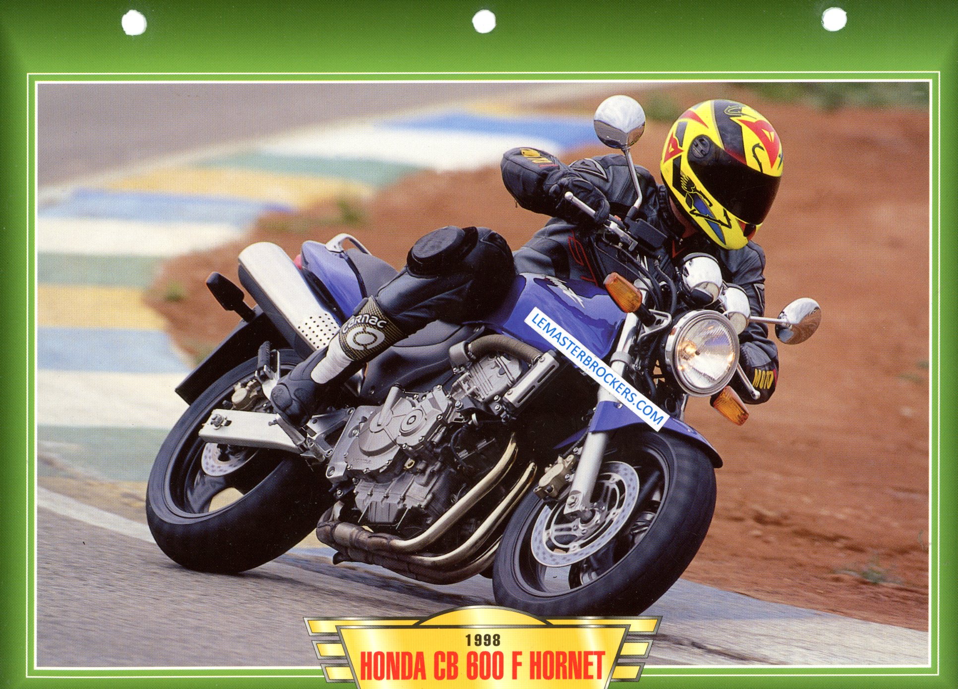 FICHE MOTO HONDA CB 600 F HORNET CB600F  1998