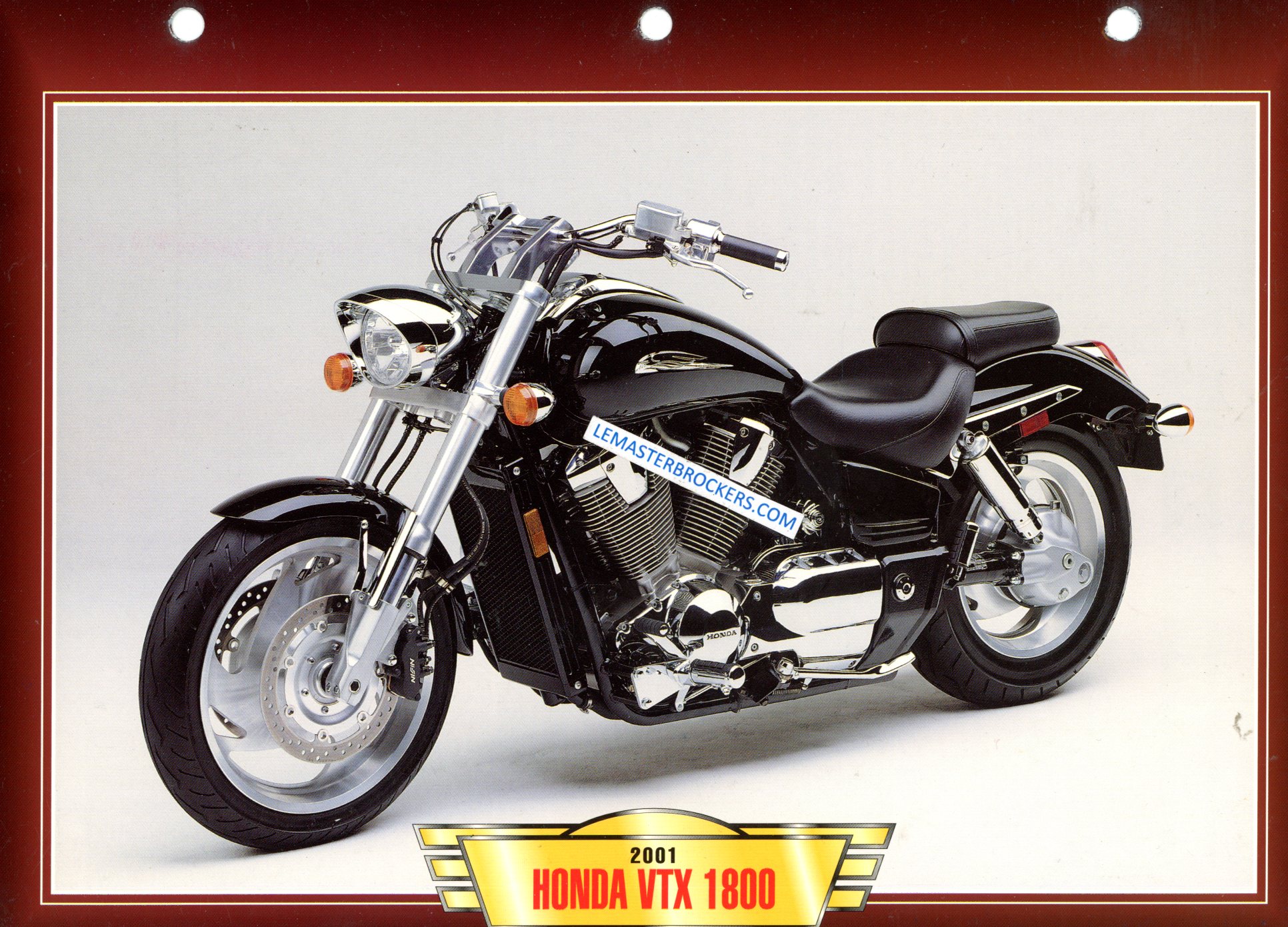 FICHE MOTO HONDA VTX 1800 VTX1800 2001