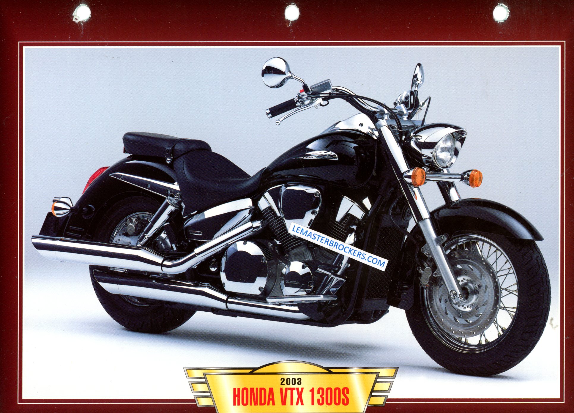 FICHE MOTO HONDA VTX 1300S VTX1300S 2003