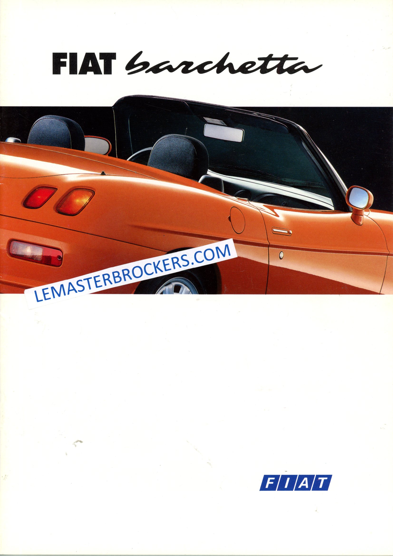 BROCHURE CATALOGUE FIAT BARCHETTA 16V 1995