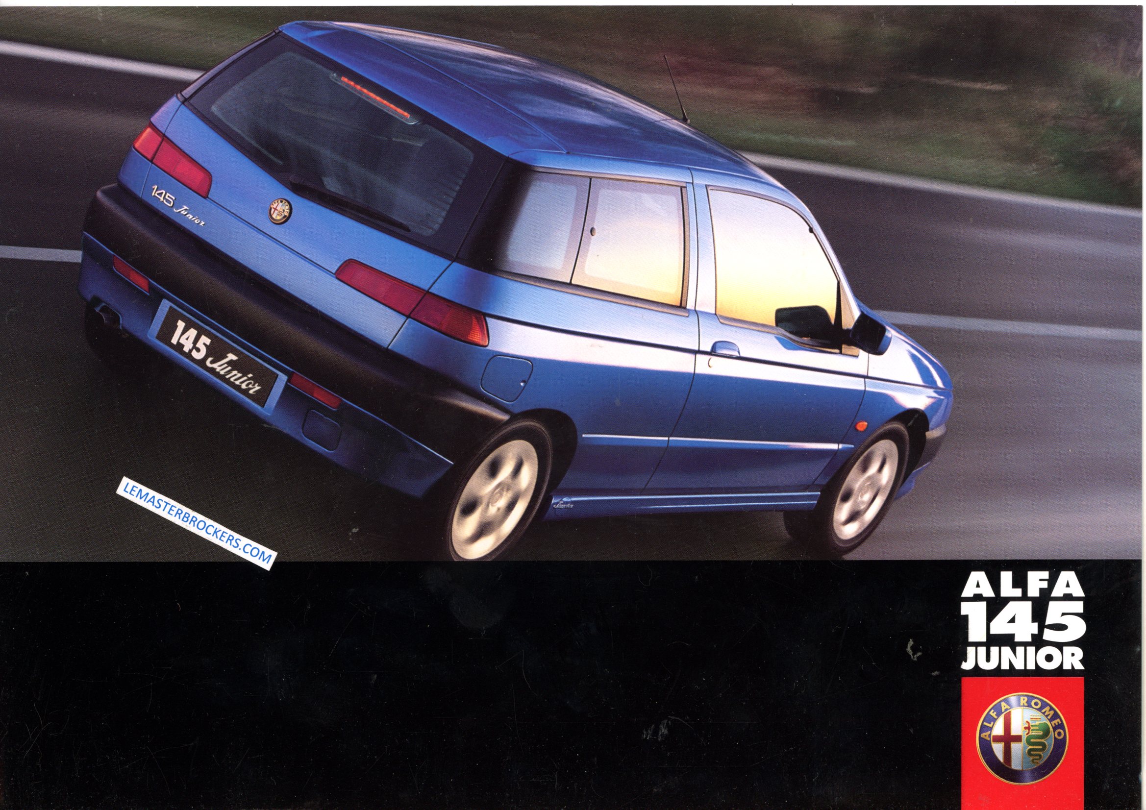 brochure ALFA ROMEO 145 JUNIOR DE 1998