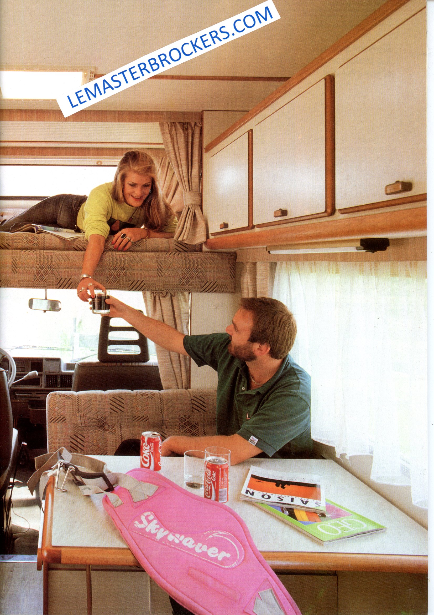 CATALOGUE HYMER 1990 HYMERCAMP HYMERTRAMP HYMERMOBIL