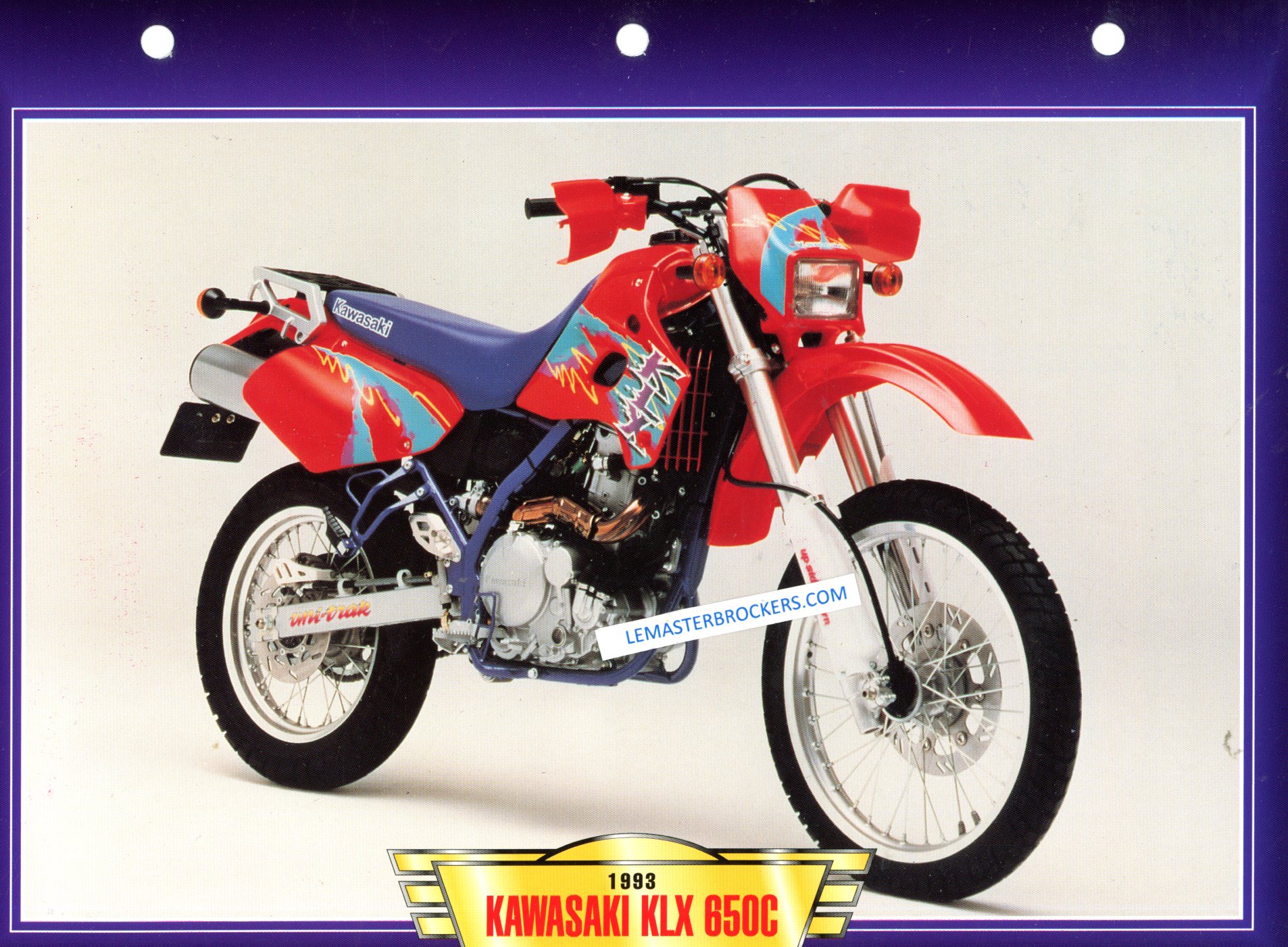 KAWASAKI KLX 650 C KLX650 C 1993 FCHE MOTO COLLECTION