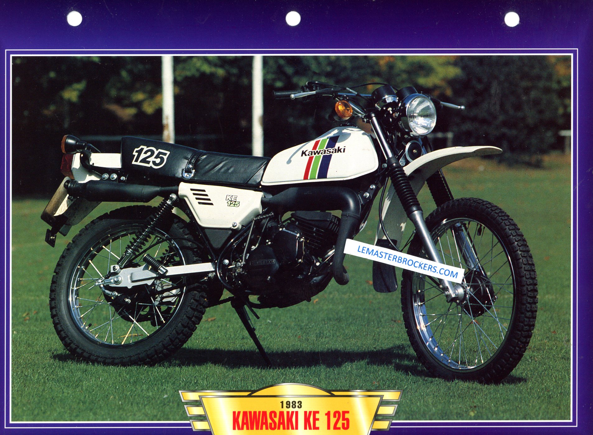 KAWASAKI KE 125 KE125 1983 FCHE MOTO COLLECTION