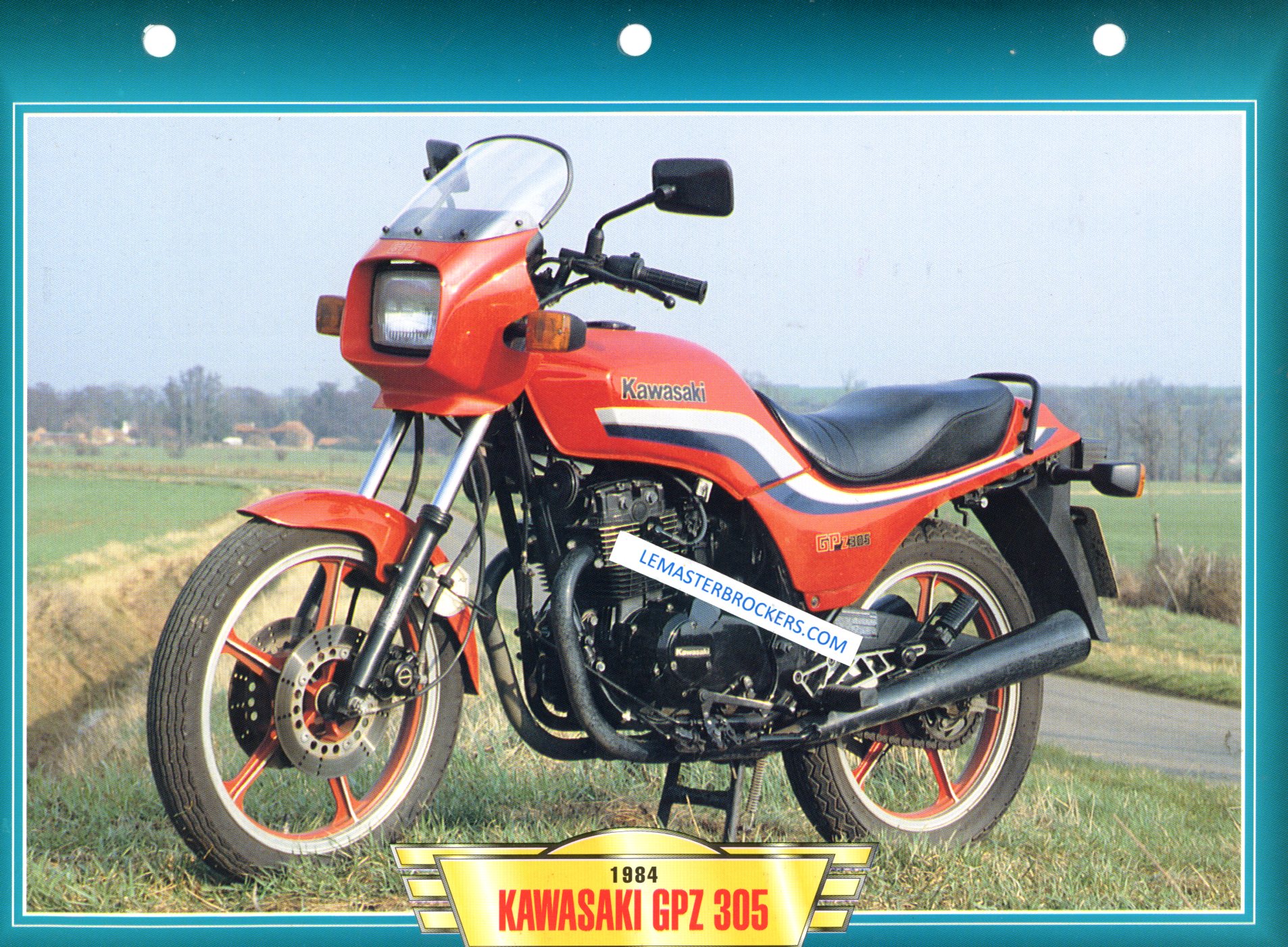 KAWASAKI GPZ 305 GPZ305 1984 FCHE MOTO COLLECTION