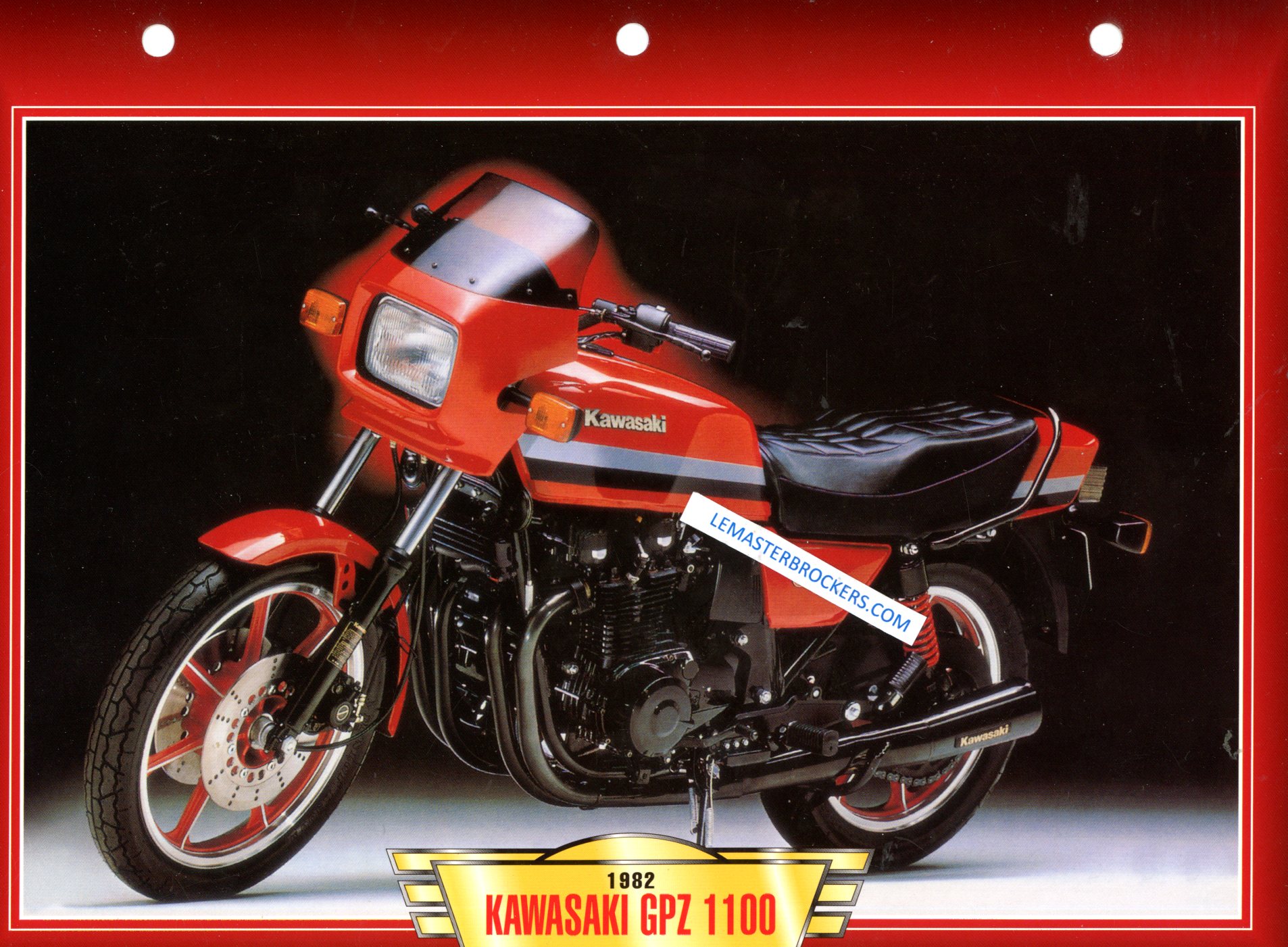 KAWASAKI GPZ 1100 GPZ1100 1982 FCHE MOTO COLLECTION
