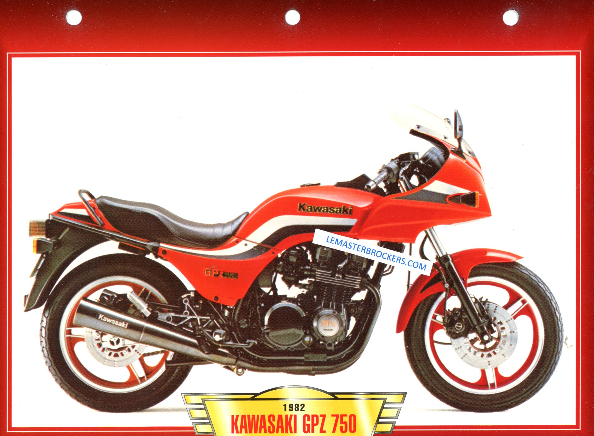 KAWASAKI GPZ 750 GPZ750 1982 FCHE MOTO COLLECTION