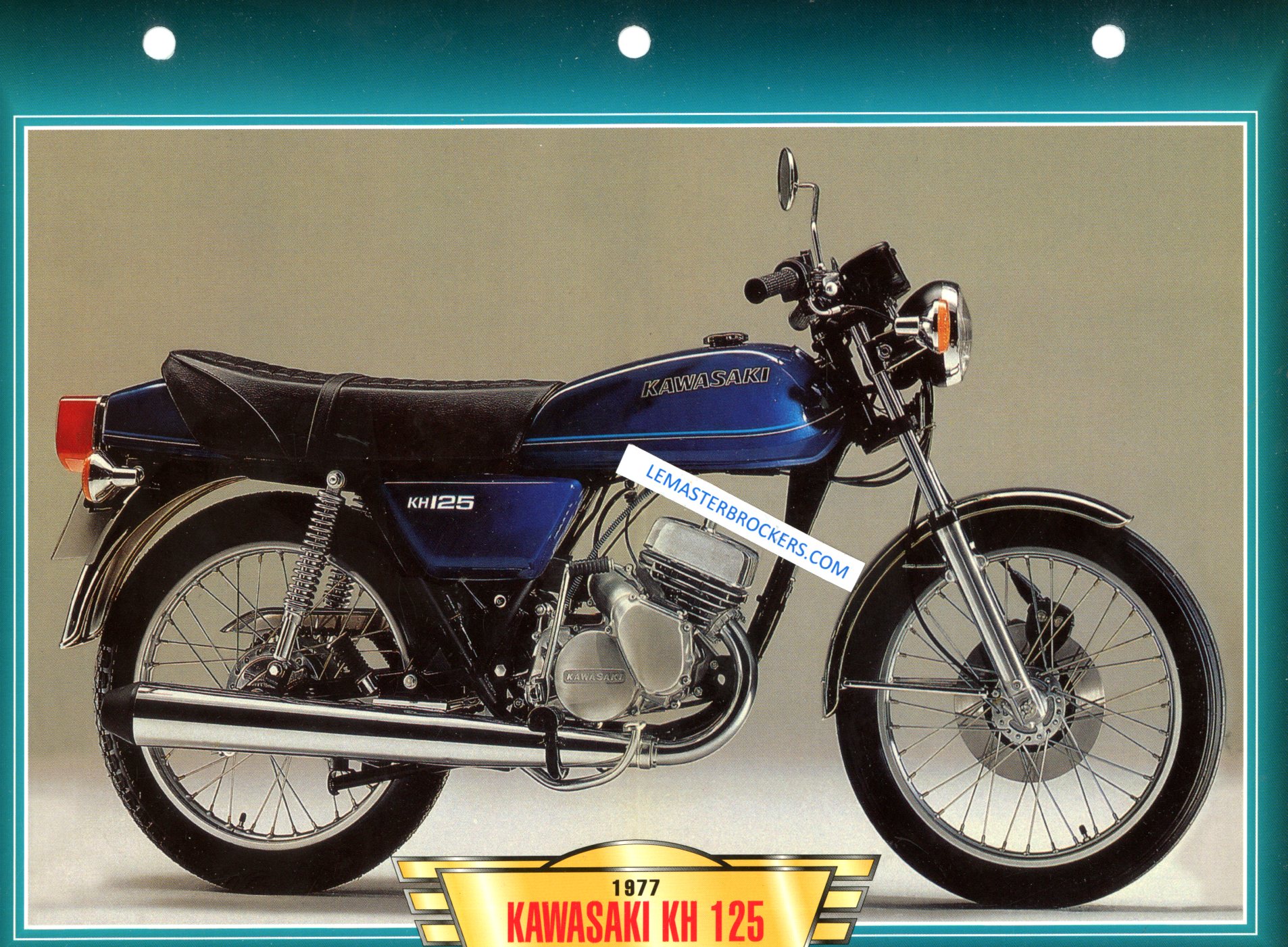 KAWASAKI KH 125 KH125 1977 FCHE MOTO COLLECTION