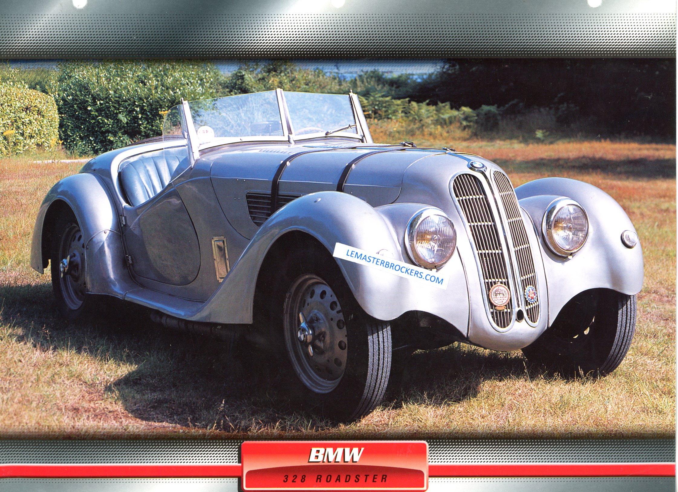 FICHE BMW 328 ROADSTER 1937