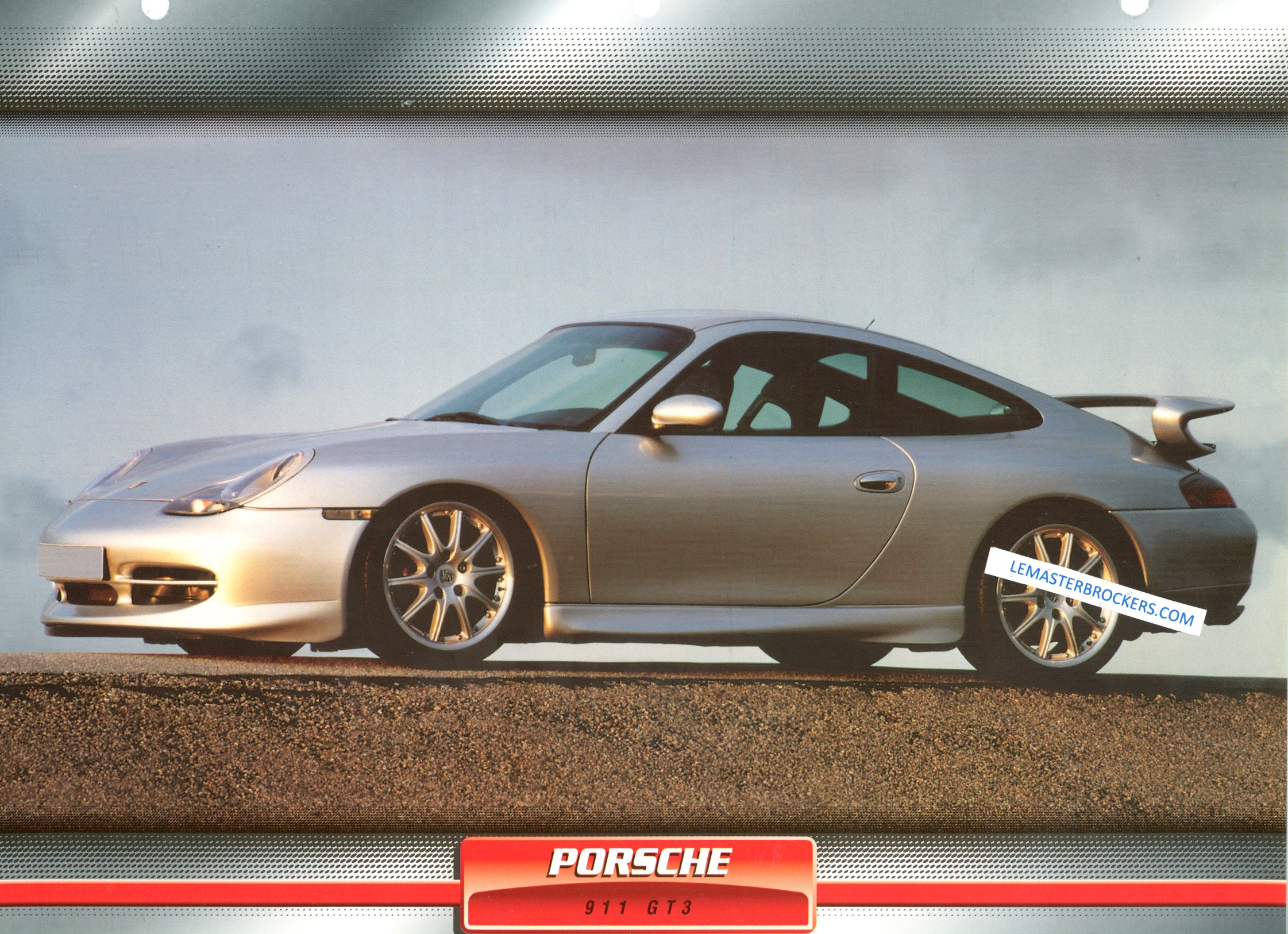 FICHE AUTO PORSCHE 911 GT3 1999
