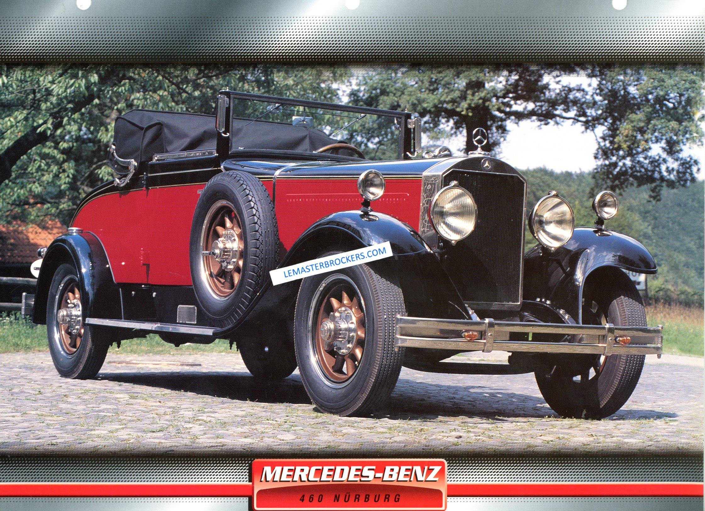 FICHE AUTO MERCEDES 460 NÜRBURG 1928