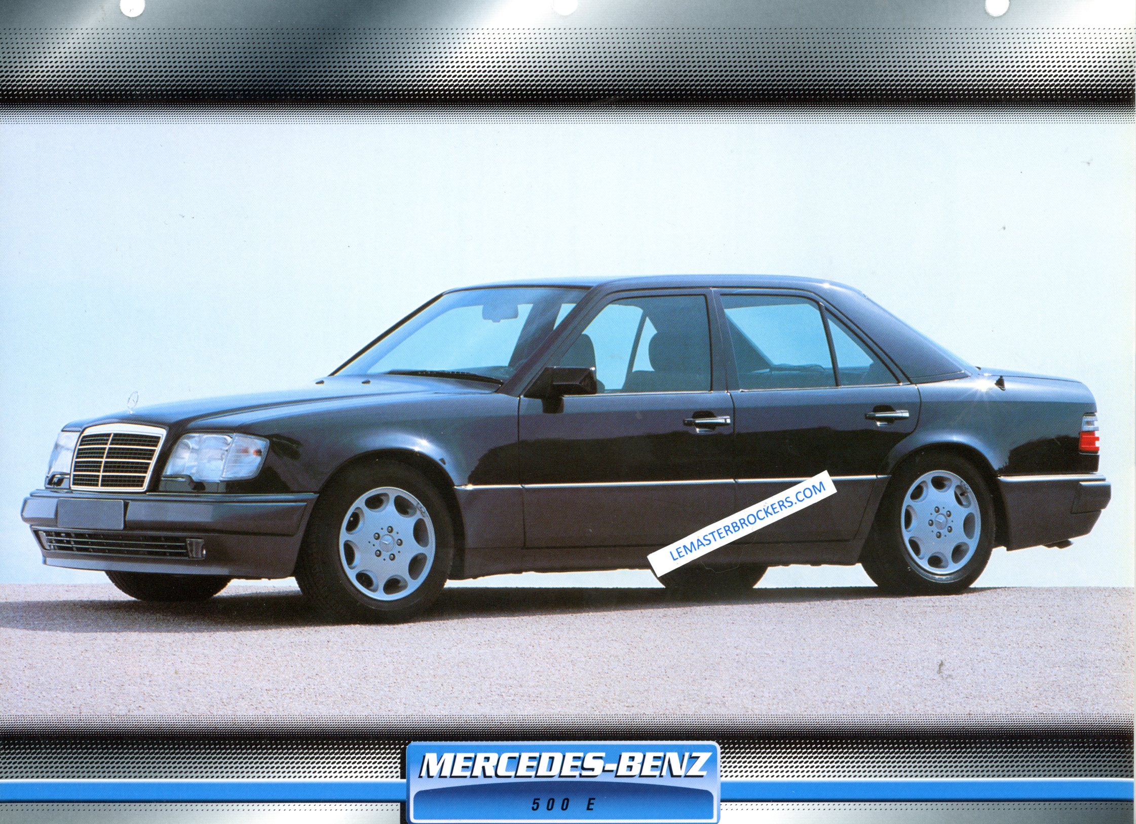 FICHE AUTO MERCEDES 500 E 500E 1992