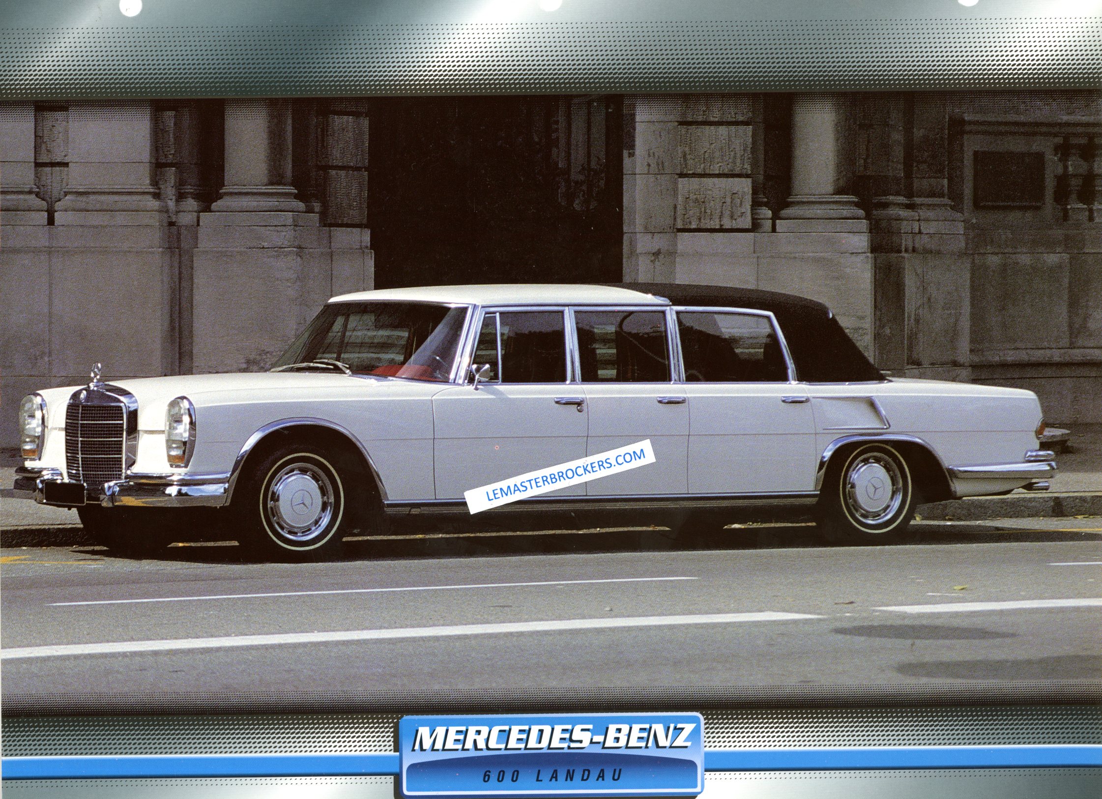 FICHE AUTO MERCEDES 600 LANDAU 1970