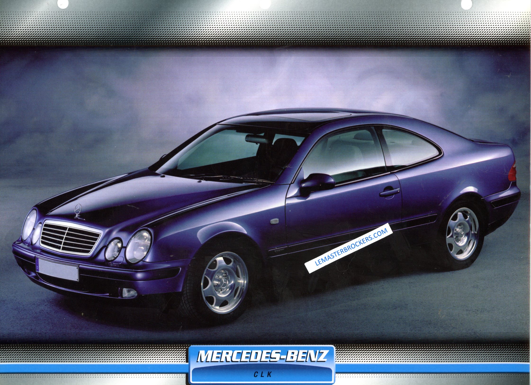 FICHE AUTO MERCEDES CLK 1997