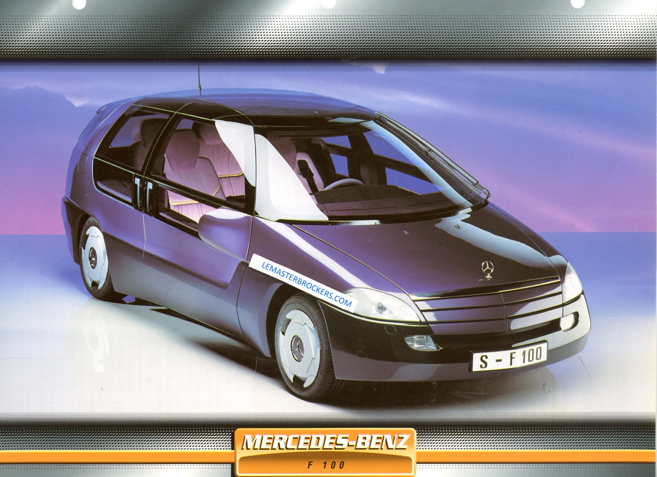 FICHE AUTO MERCEDES F100 1991
