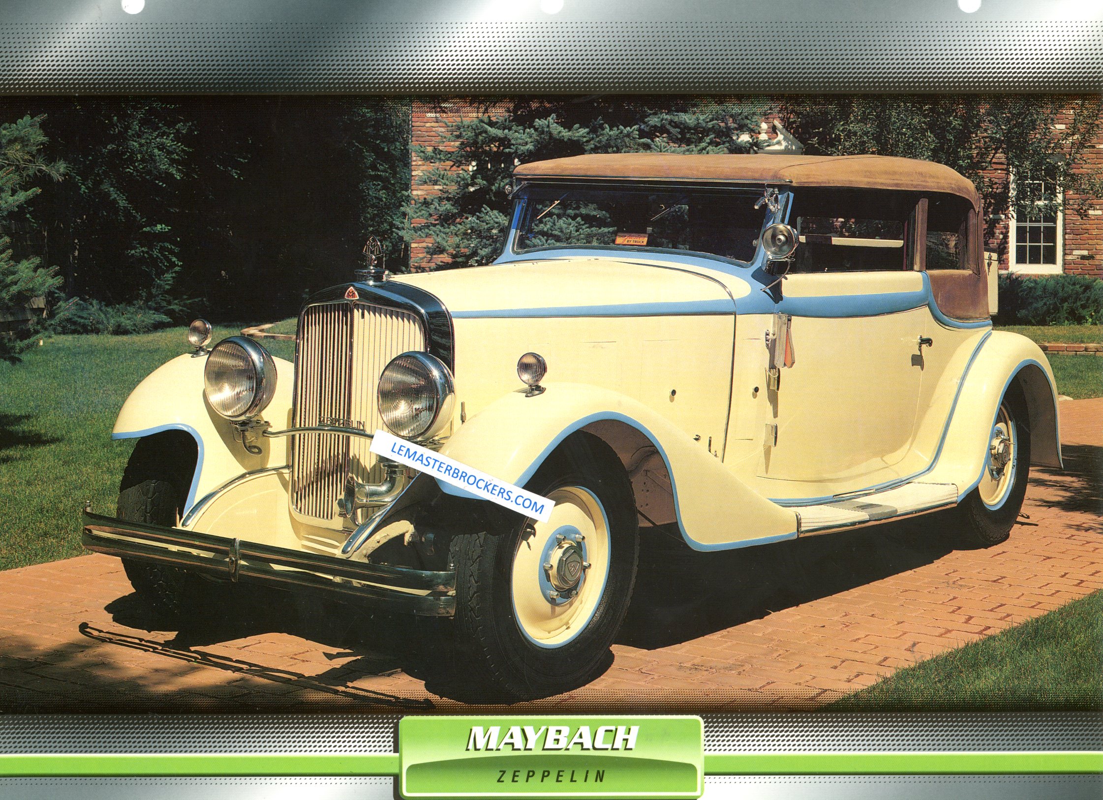 FICHE AUTO MAYBACH ZEPPELIN 1930