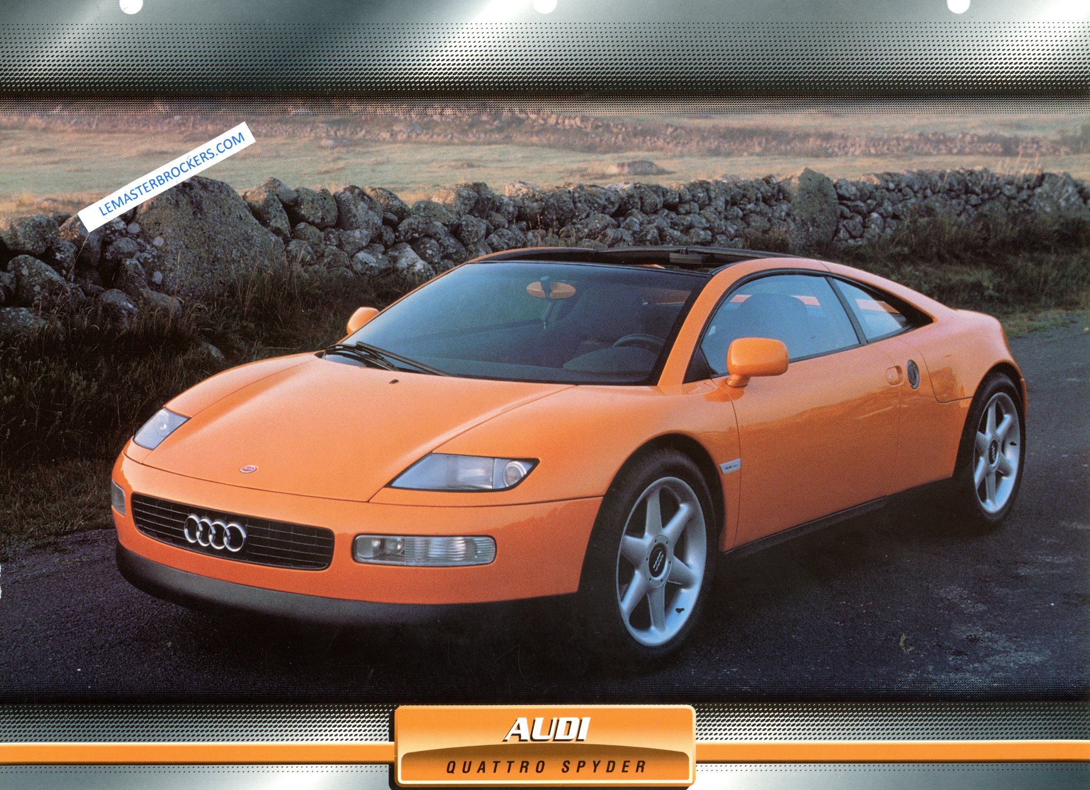 FICHE AUDI QUATTRO SPYDER 1991