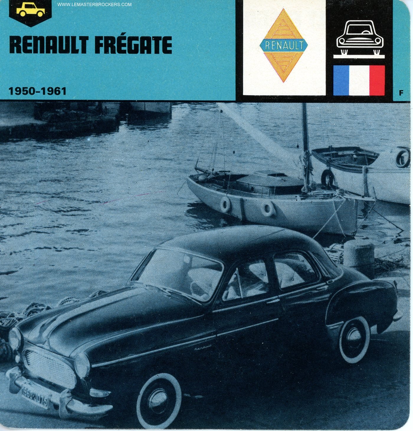 FICHE RENAULT FRÉGATE 1950 1961