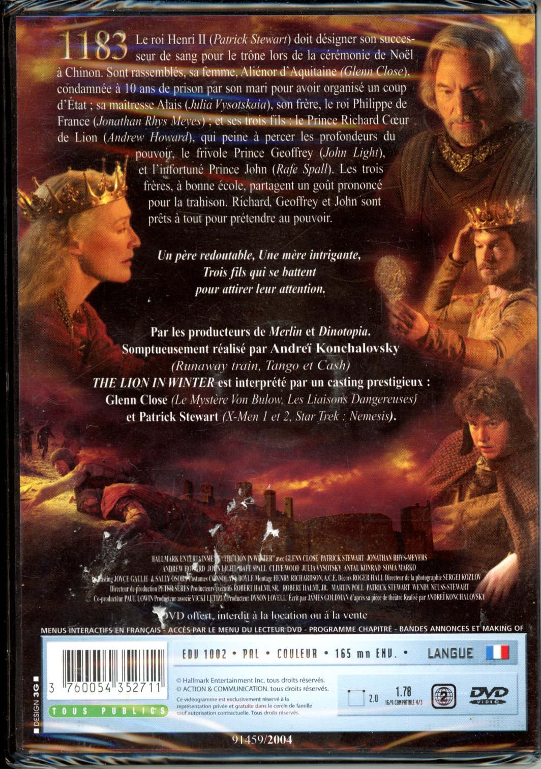 THE LION IN WINTER dvd 3760054352711
