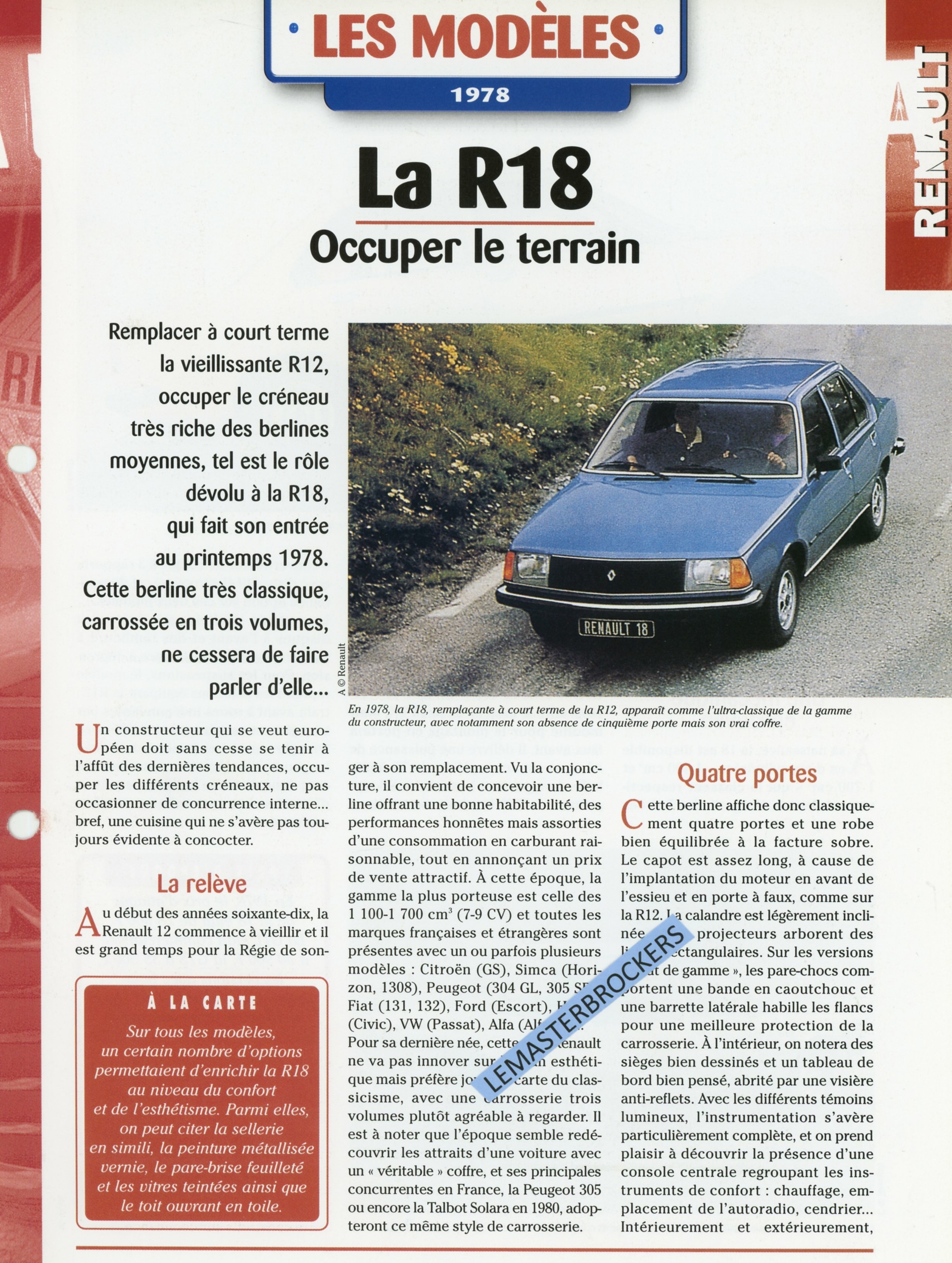 RENAULT-18-R18-1978-Fiche-auto-lemasterbrockers-cars-HACHETTE